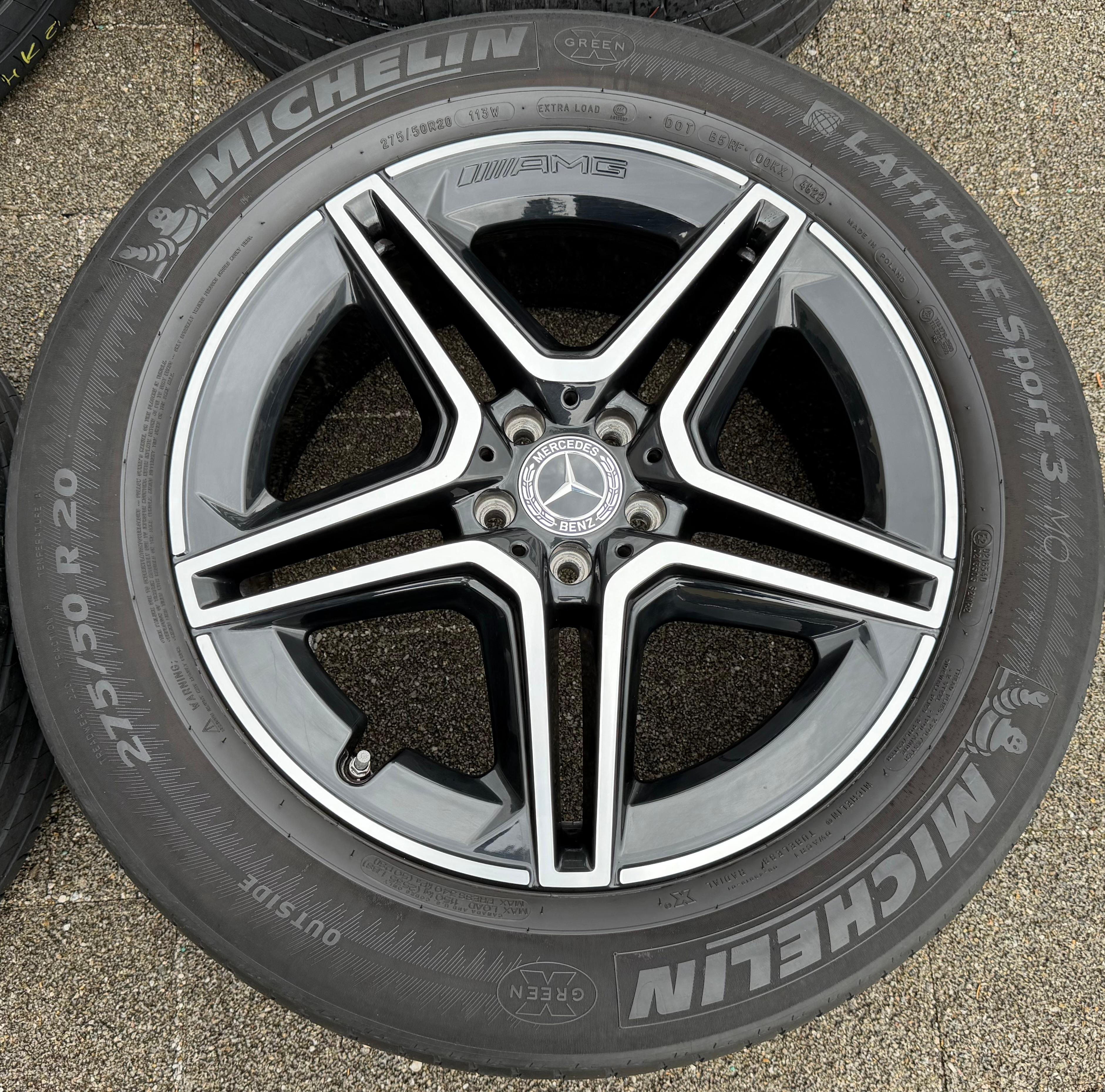 4 Original 20" Alufelgen Mercedes GLE W167 V167 C167 A1674013200 A1674013300