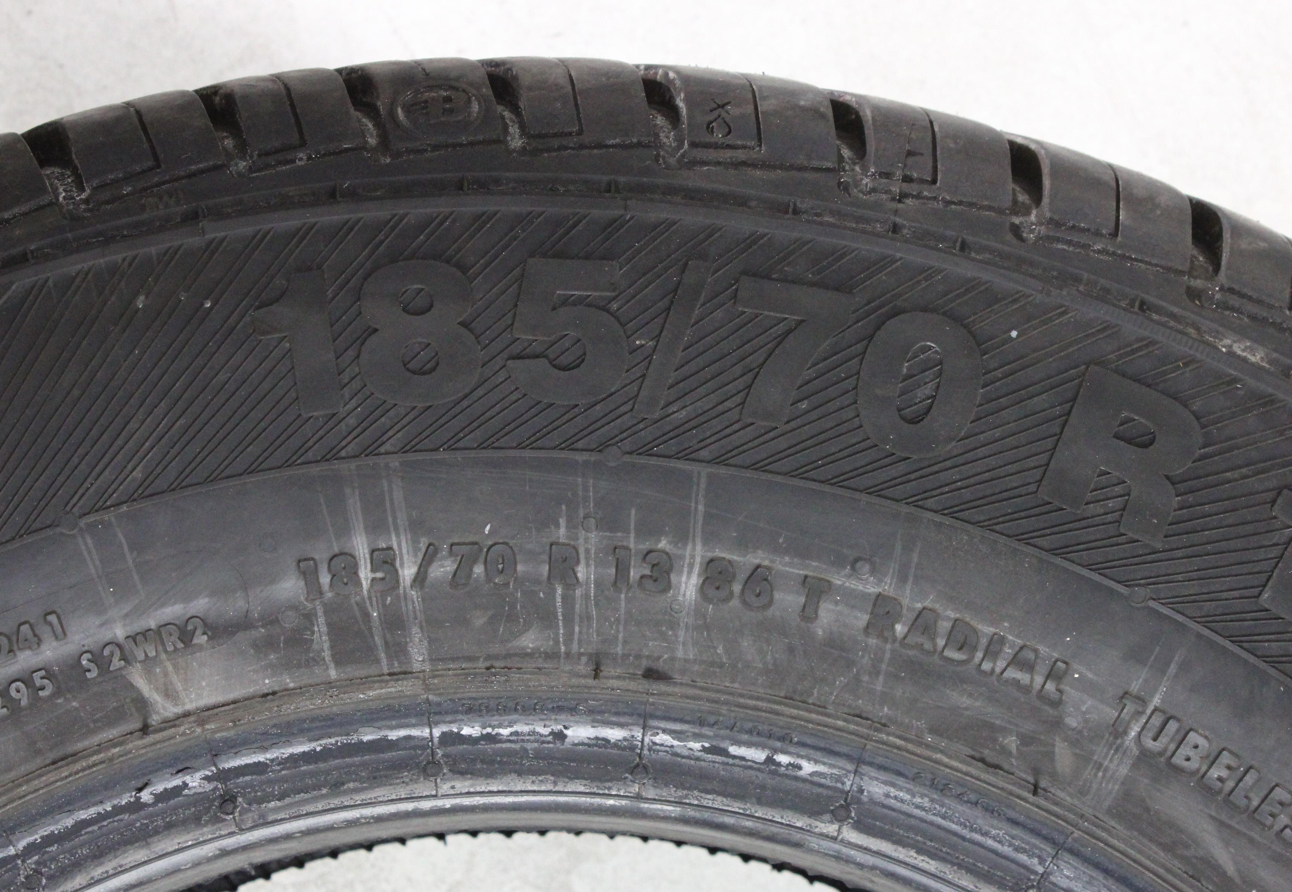 2 x 185/70R13 86T Sommerreifen Barum Brillantis 2 7,5mm 2020