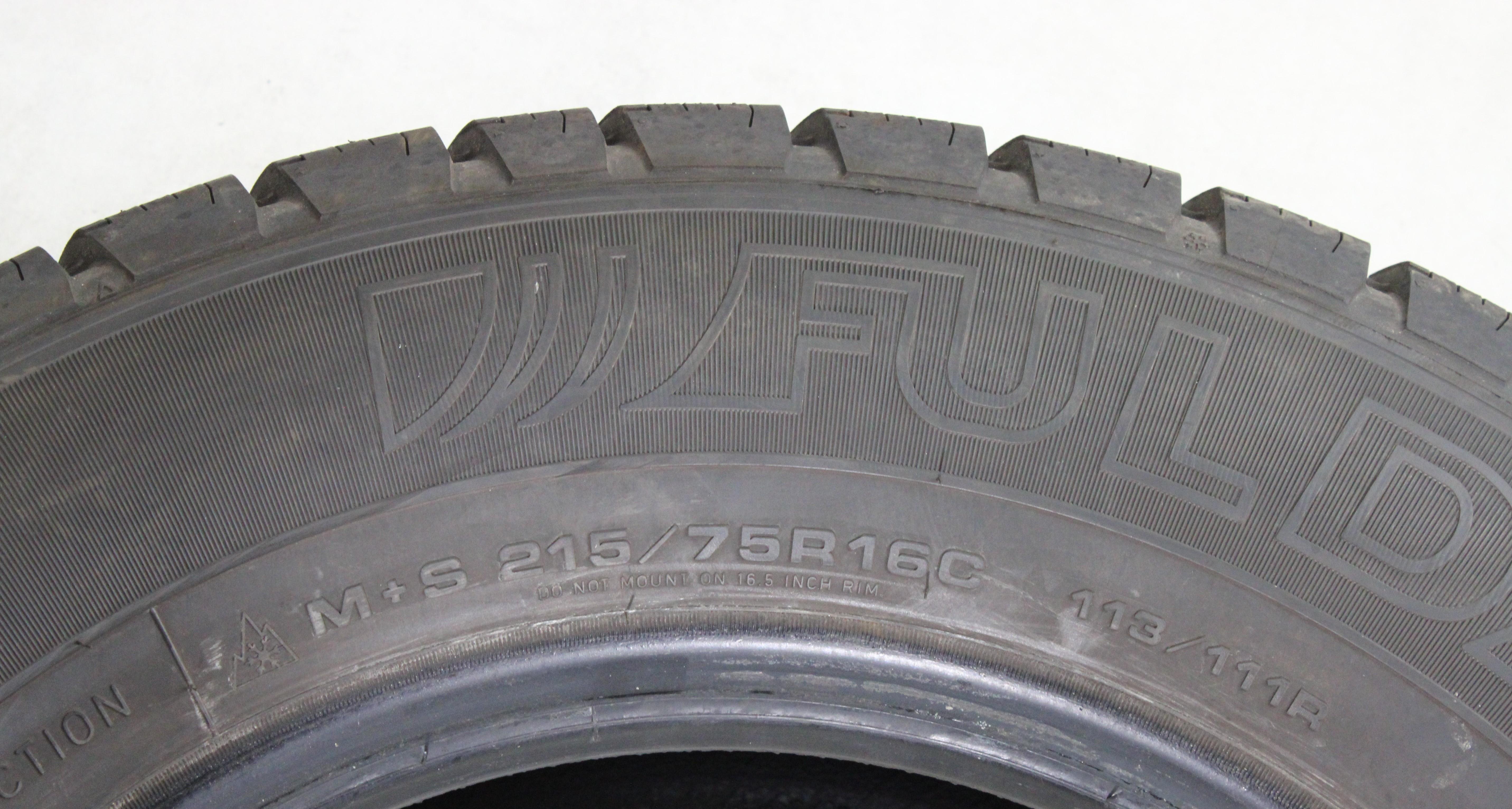 4 x 215/75R16C 113/111R pneus hiver Fulda Conveo Trac 2 2x9-9,5mm/2x10mm 2020