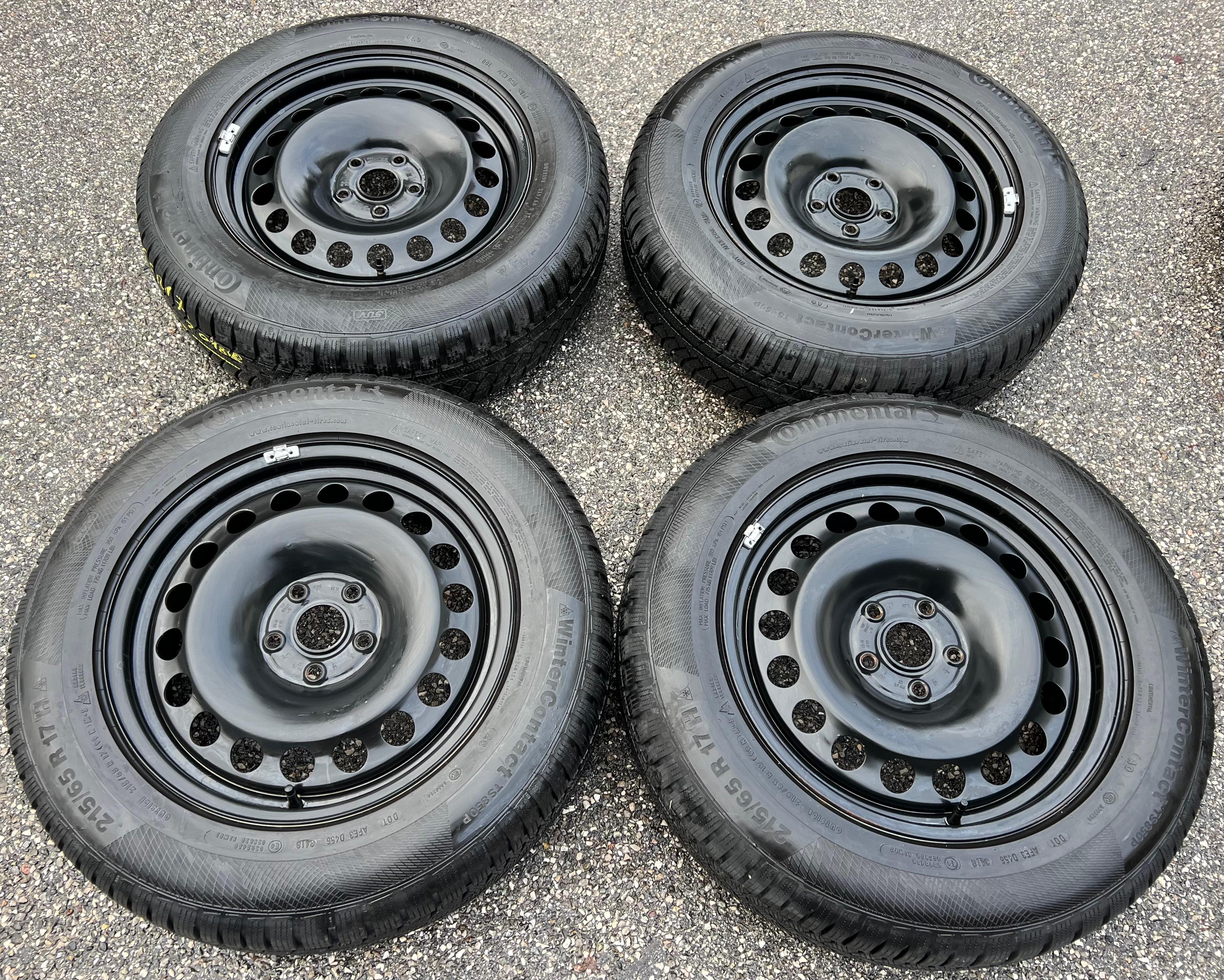 4 ROUES D'HIVER AUDI Q3 F3 SEAT TARRACO SKODA KODIAQ VW TIGUAN II 5NA 215/65R17