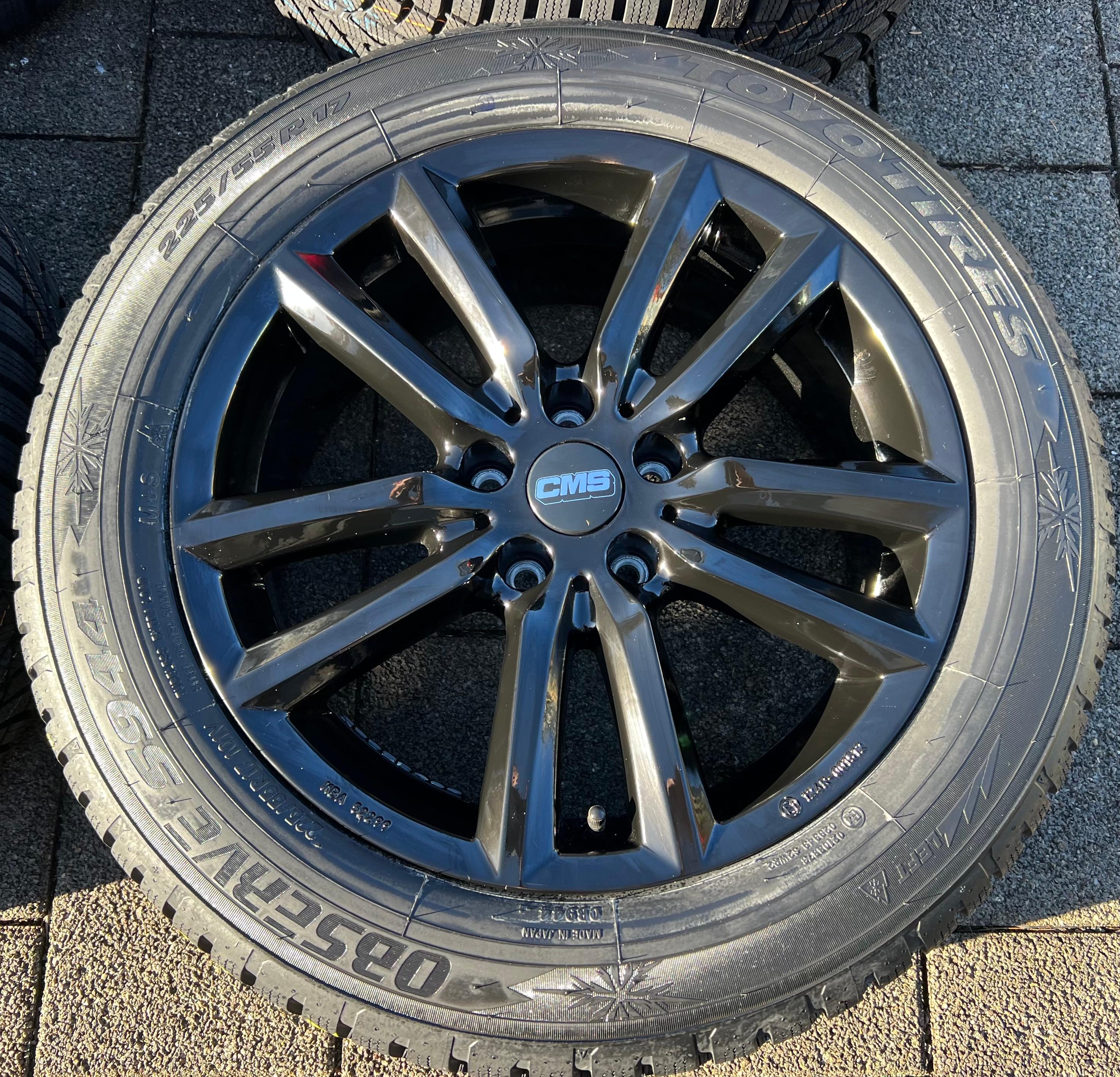 4 ALU 17" WINTERRÄDER AUDI A4 ALLROAD 8K A6 4G 225/55R17 101V TOYO 2024 NEU FREIHAUS