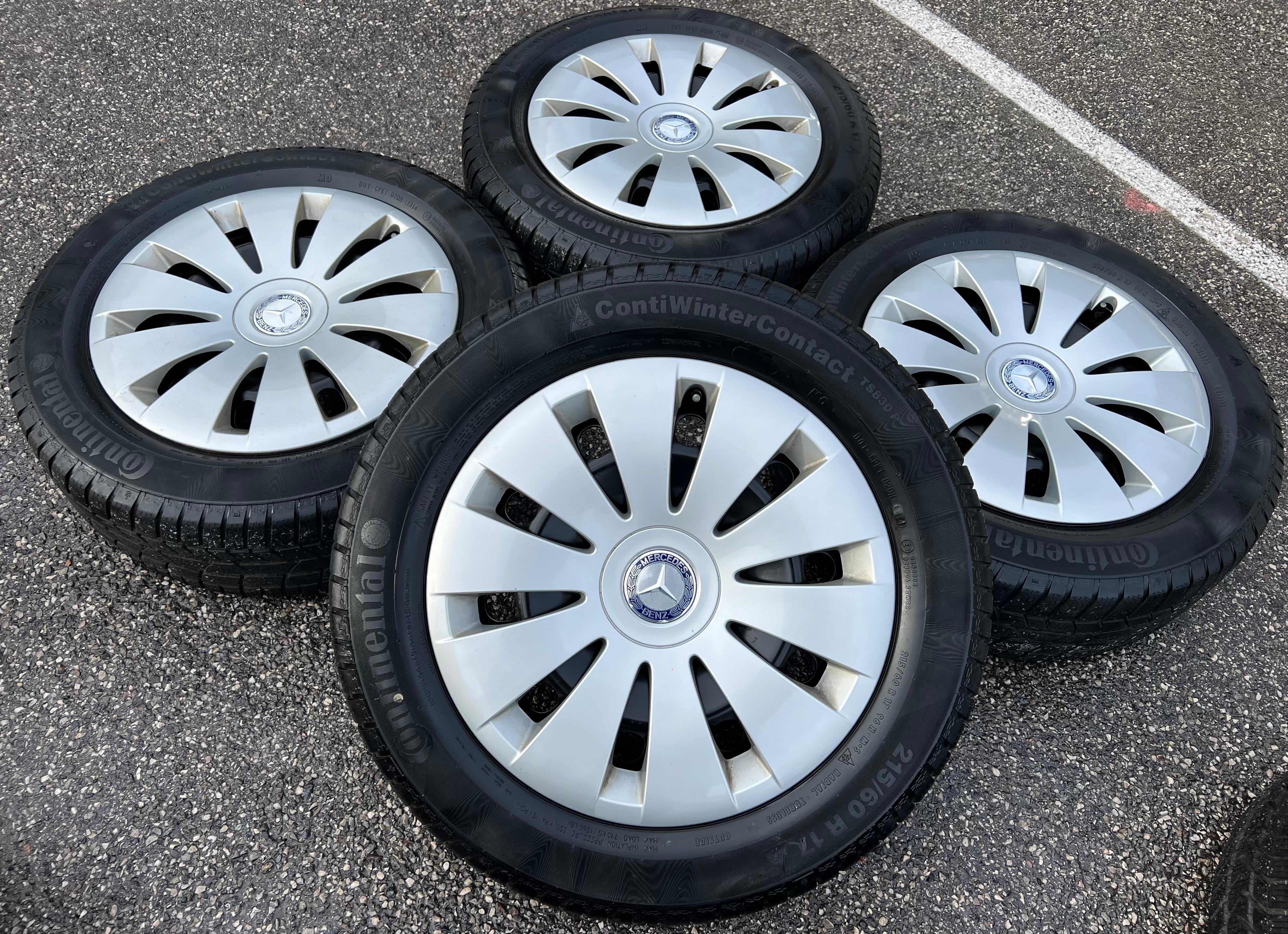 4 ORIGINAL 17" STAHLFELGEN MERCEDES GLA KLASSE X156 6,5x17 ET38 RDKS