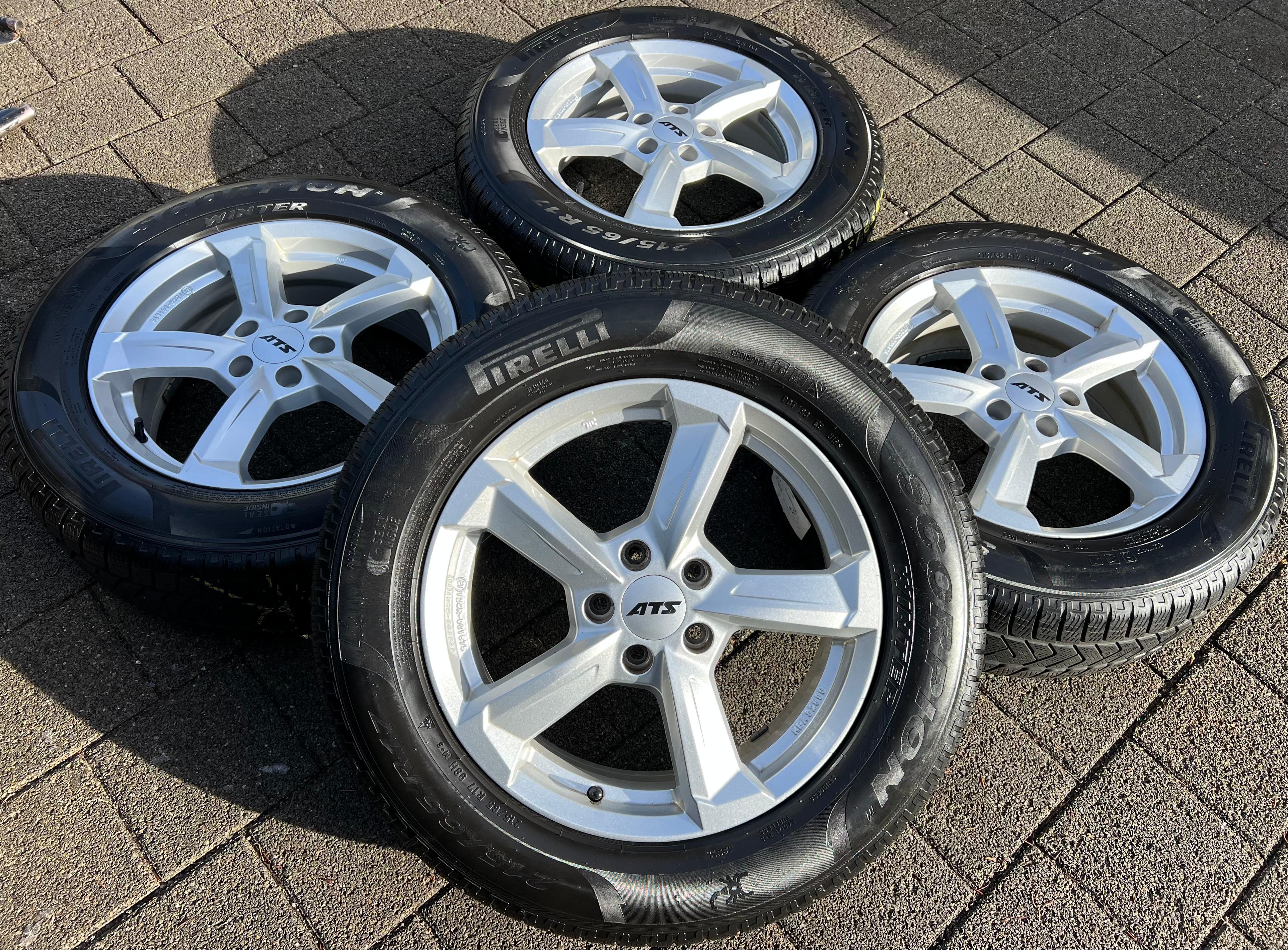 4 ROUES D'HIVER ALU AUDI Q3 II F3 SEAT TARRACO SKODA KODIAQ VW TIGUAN II AD1 2021 GRATUIT