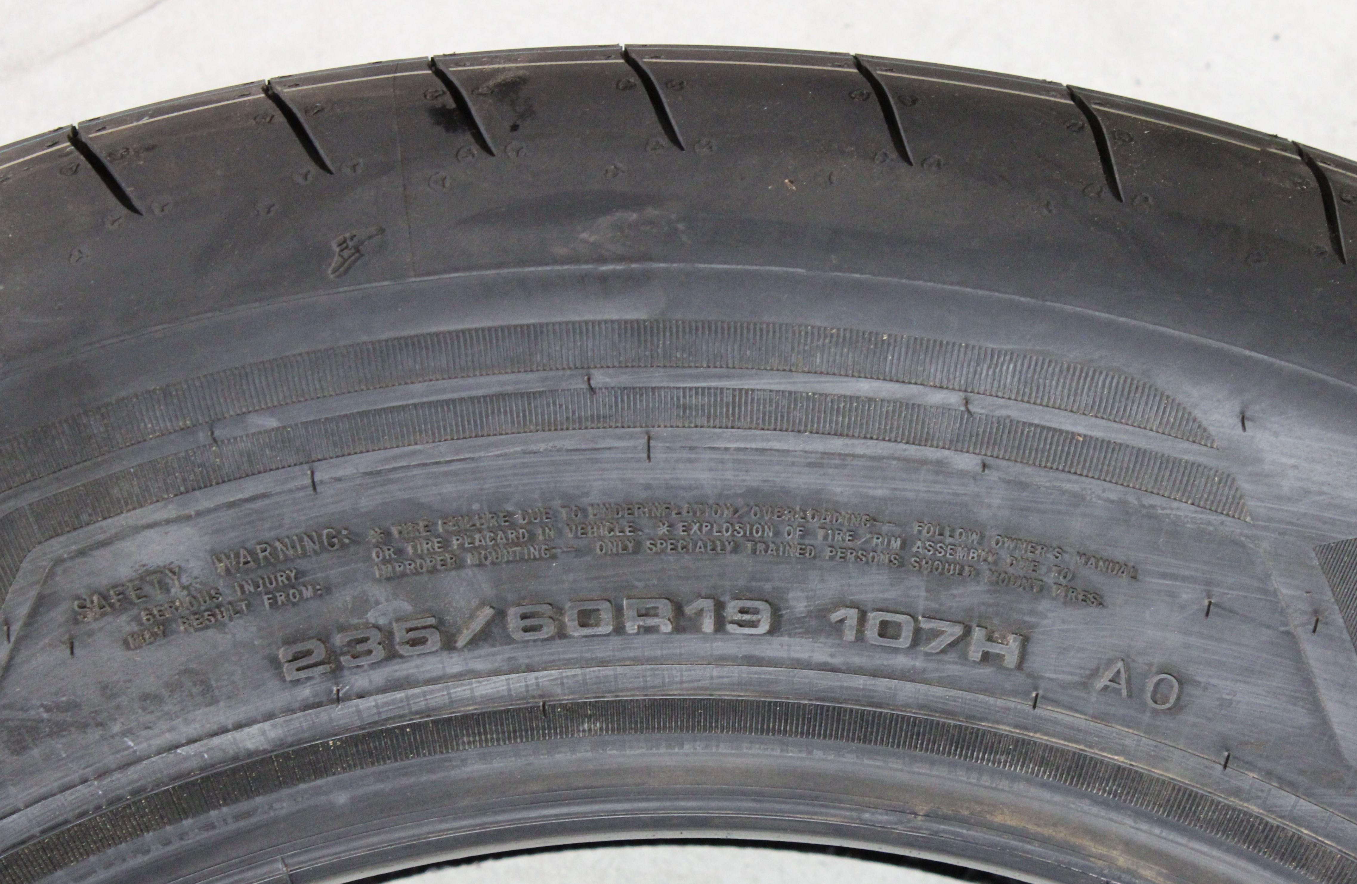 2 x 235/60R19 107H Sommerreifen Goodyear Eagle F1 Asymmetric 3 AO NEU 2024 XL