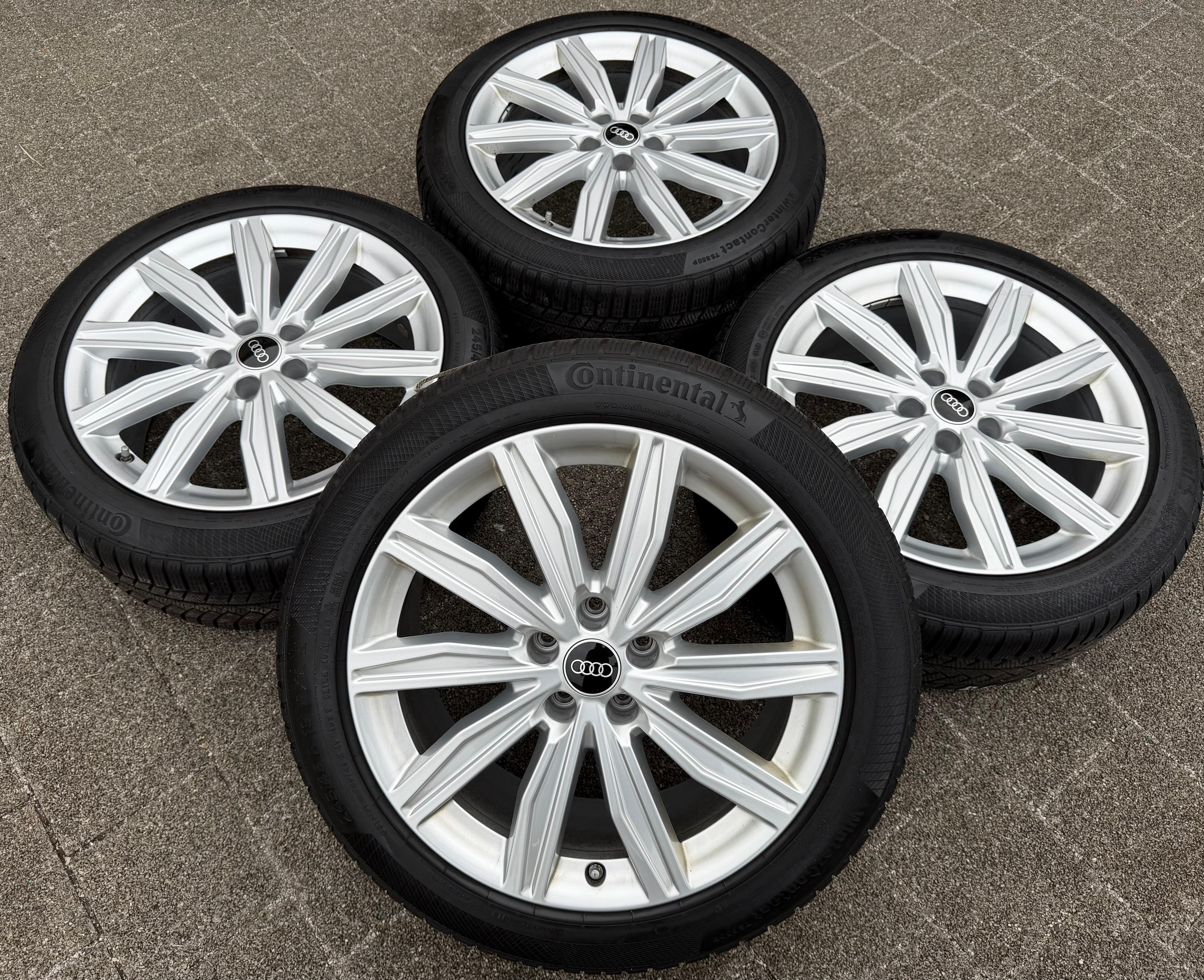 4 Original 19" Alu Winterräder Audi A6 S6 C8 4K 4K0601025M 245/45R19 102V RDKS