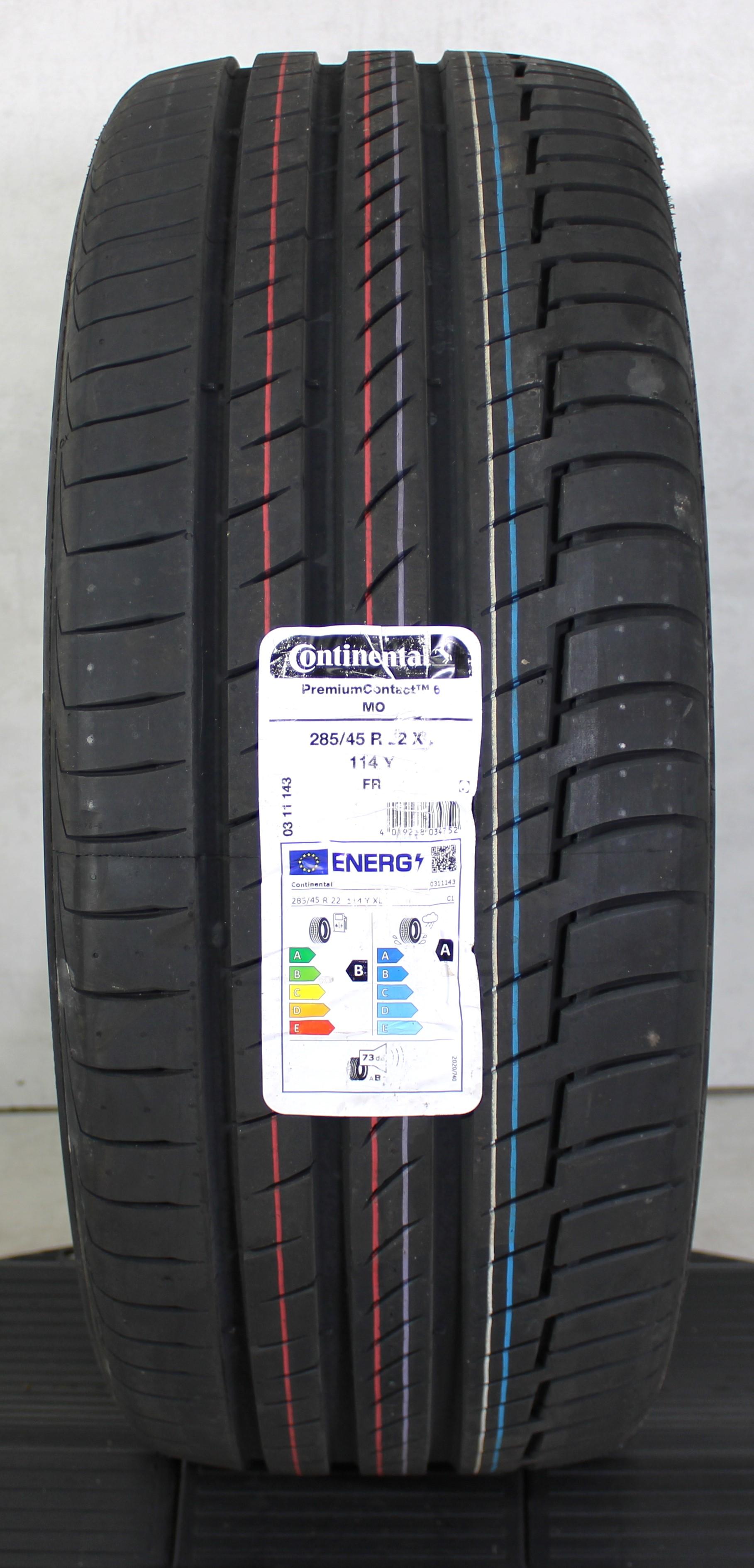 1 x 285/45R22 114Y neumático de verano Continental Premium Contact 6 2023 MO