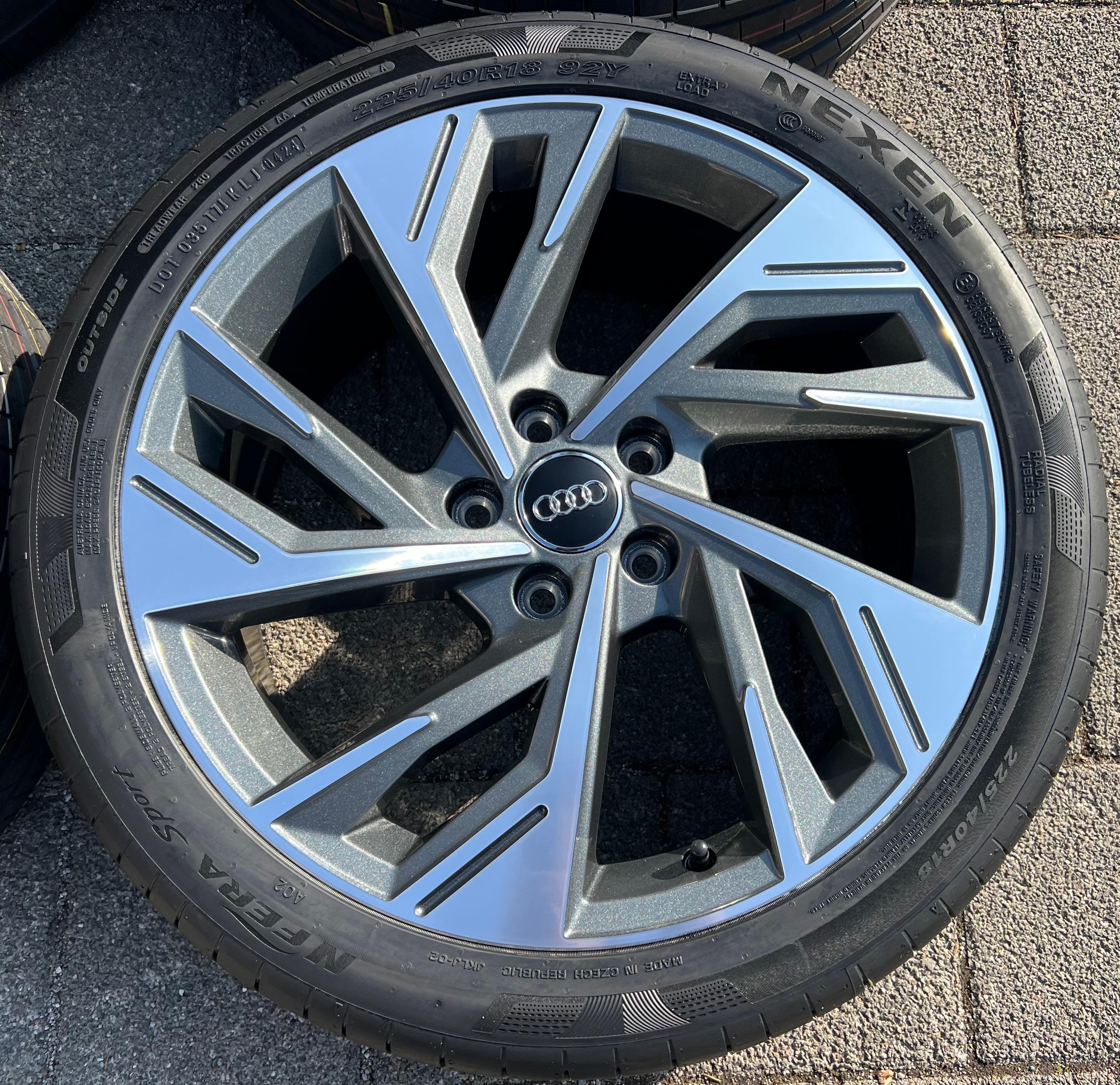 4 llantas de aluminio originales de verano de 18" para Audi A3 S3 8Y 8Y0601025AB 225/40R18 92Y 2024, nuevas