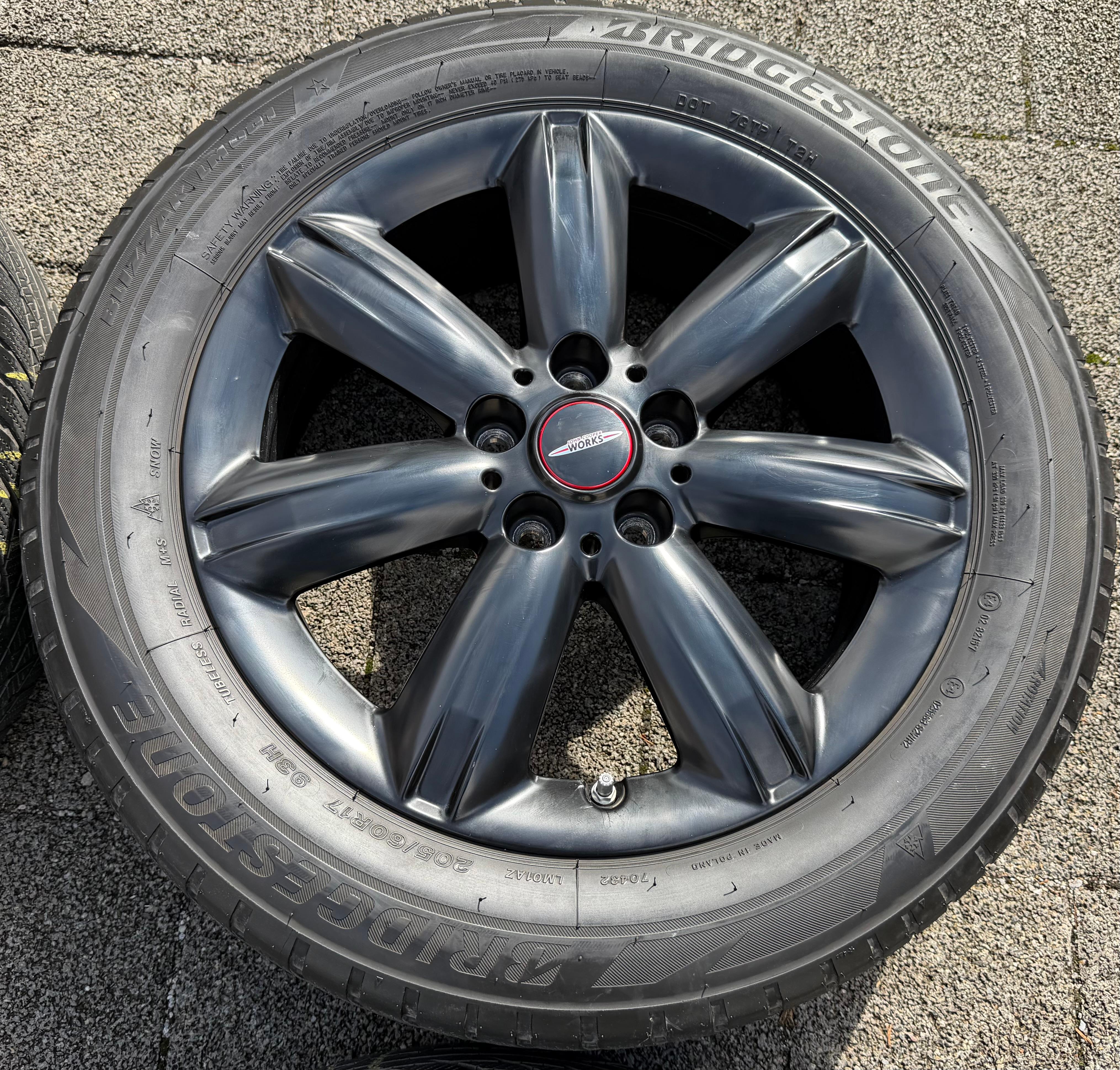 4 Original 17" Alu Winterräder Mini Countryman F60 JCW Star Spoke 539 RDKS