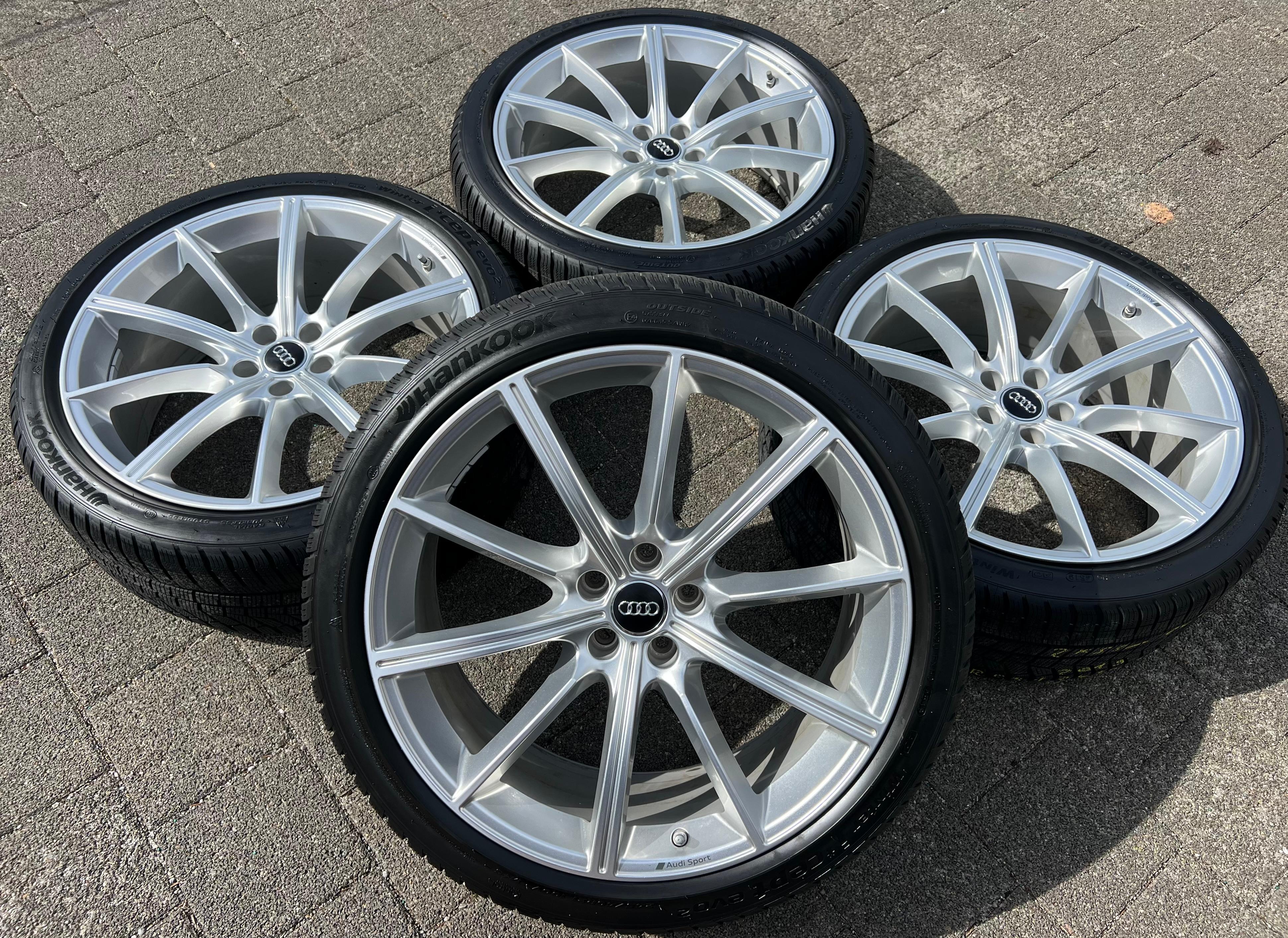 4 ORIGINELE 21" LICHTMETALEN WINTERWIELEN AUDI RS6 AVANT 4K C8 RS7 F2 4K 4K0601025AA VRIJ HUIS
