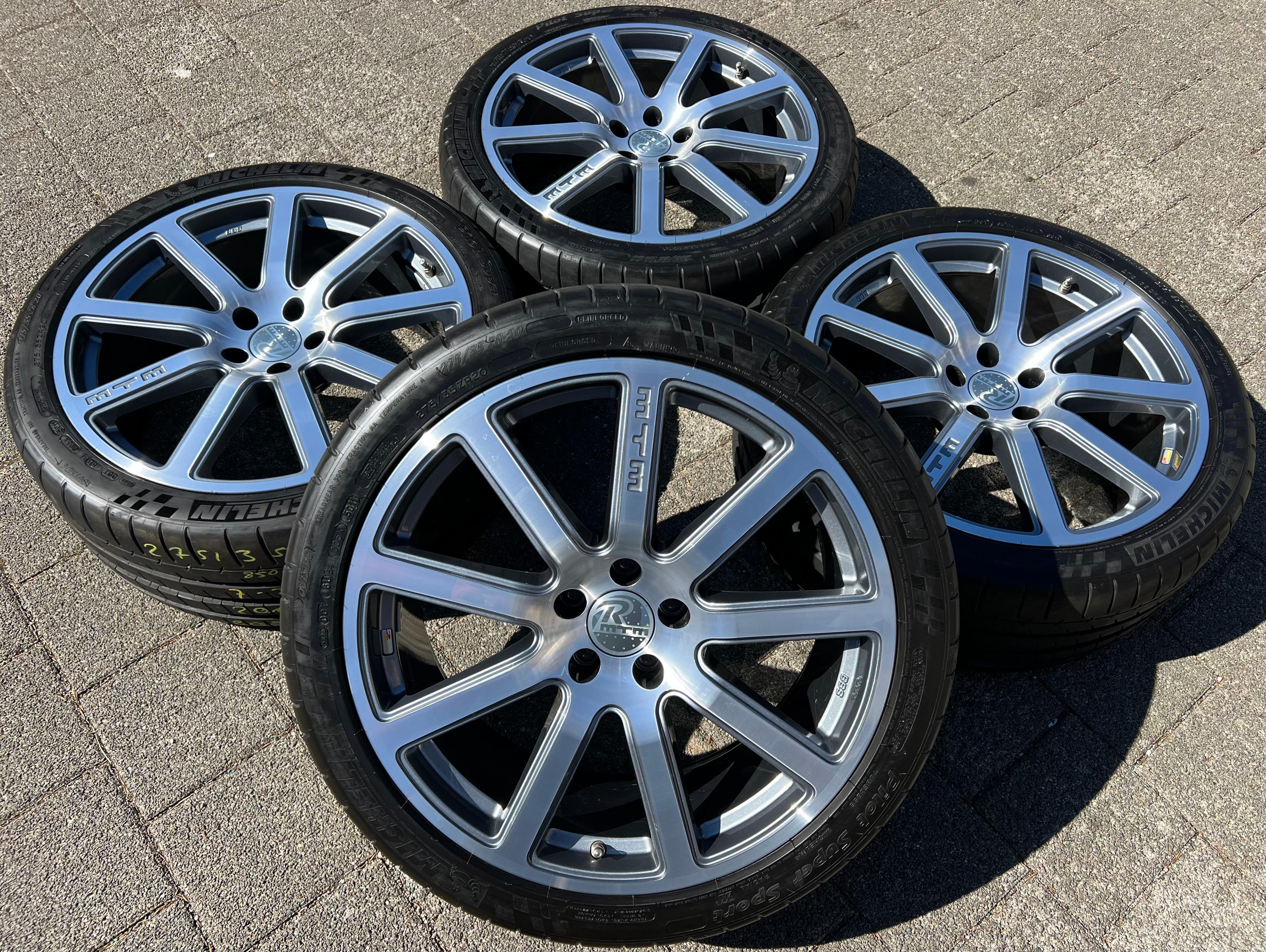 4 MTM 20" ALUFELGEN AUDI A4 S4 A5 8K B8 A6 S6 RS6 A7 S7 RS7 4G 9x20 ET35 FREIHAUS