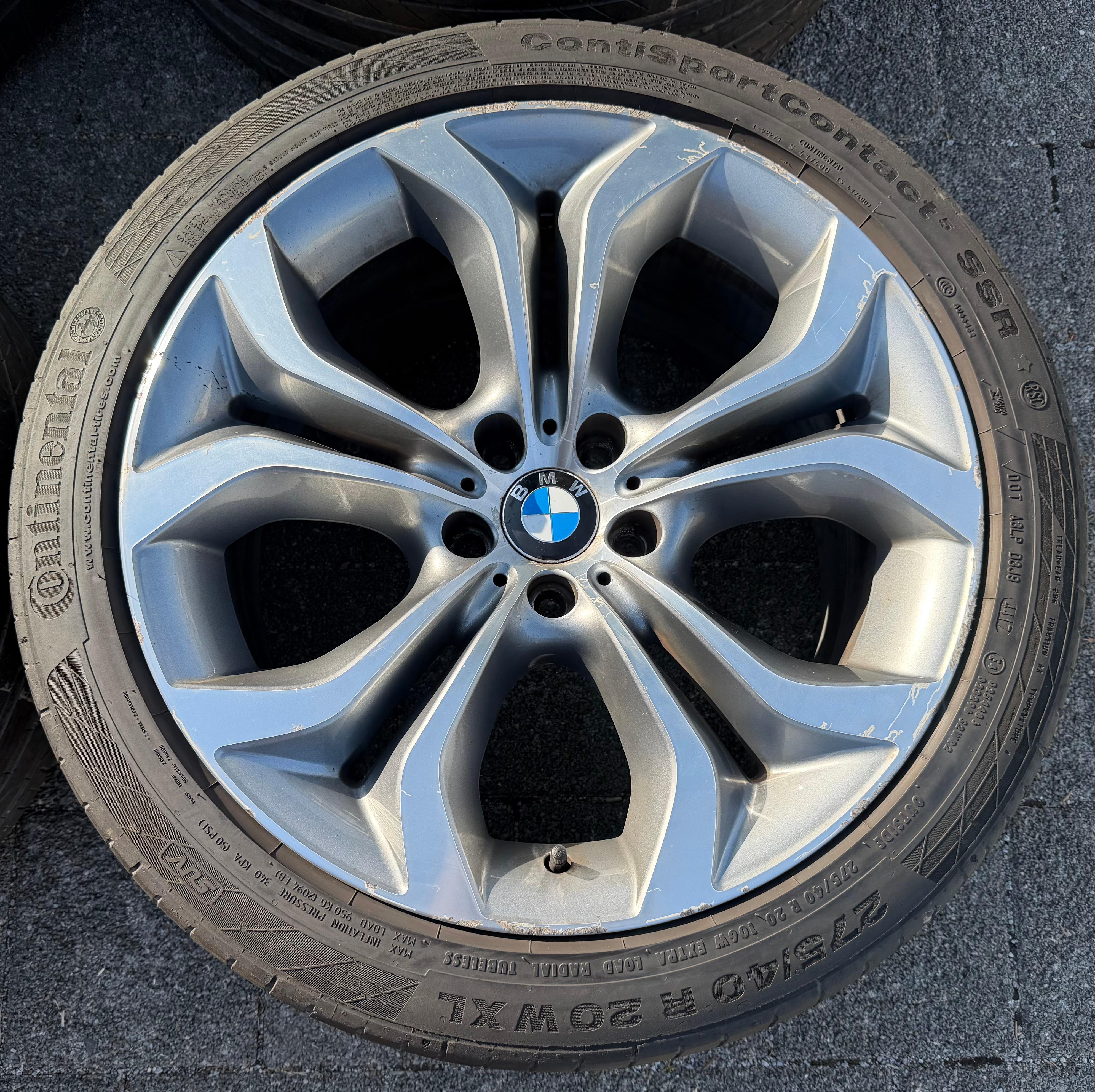 4 Original 20" Alu Sommerräder BMW X5 E70 F15 275/40R20 106W 315/35R20 110W Styling 336