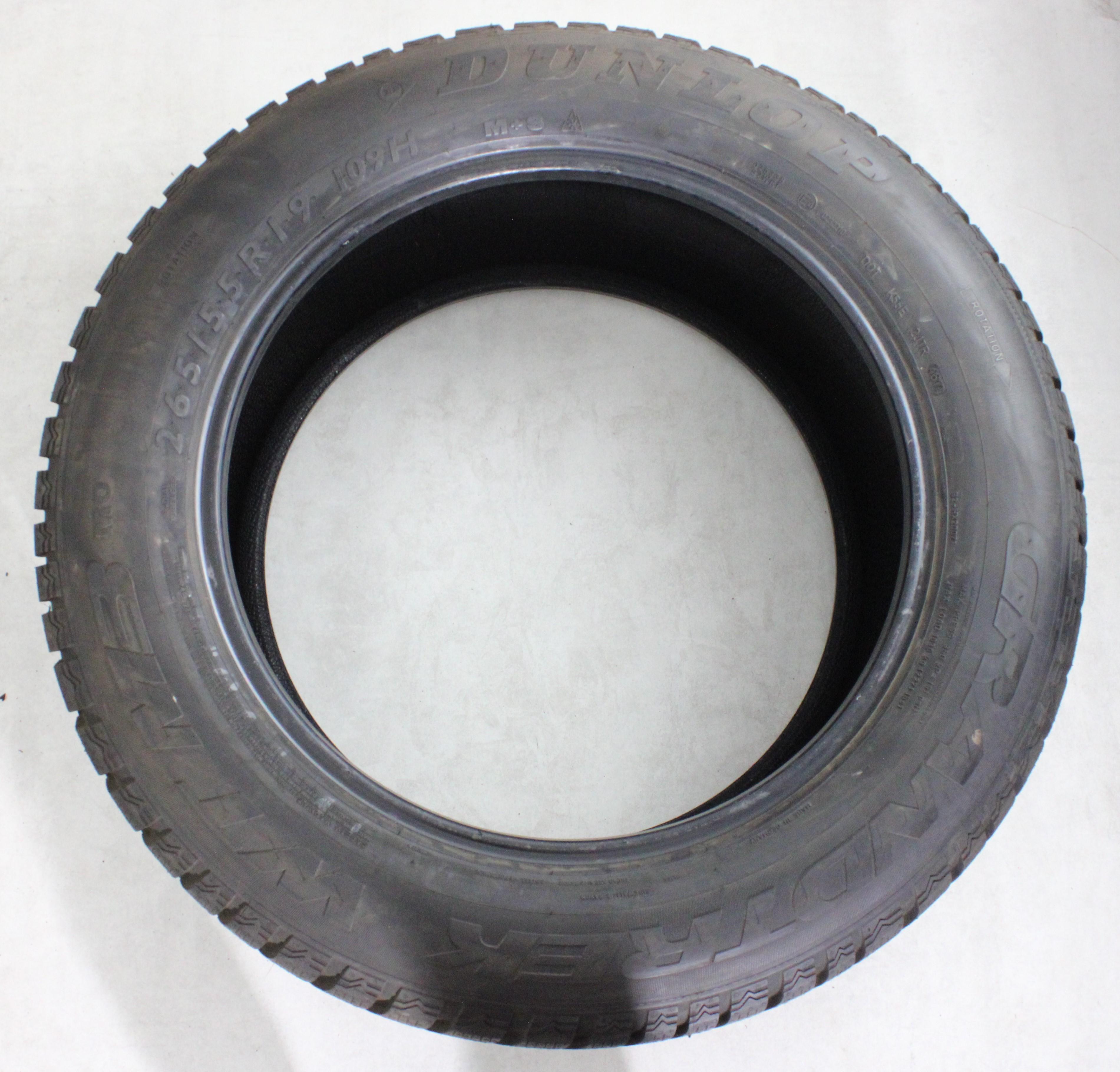 1 x 265/55R19 109H Winterreifen Dunlop Grandtrek WT M3 6,5mm 2017 MO