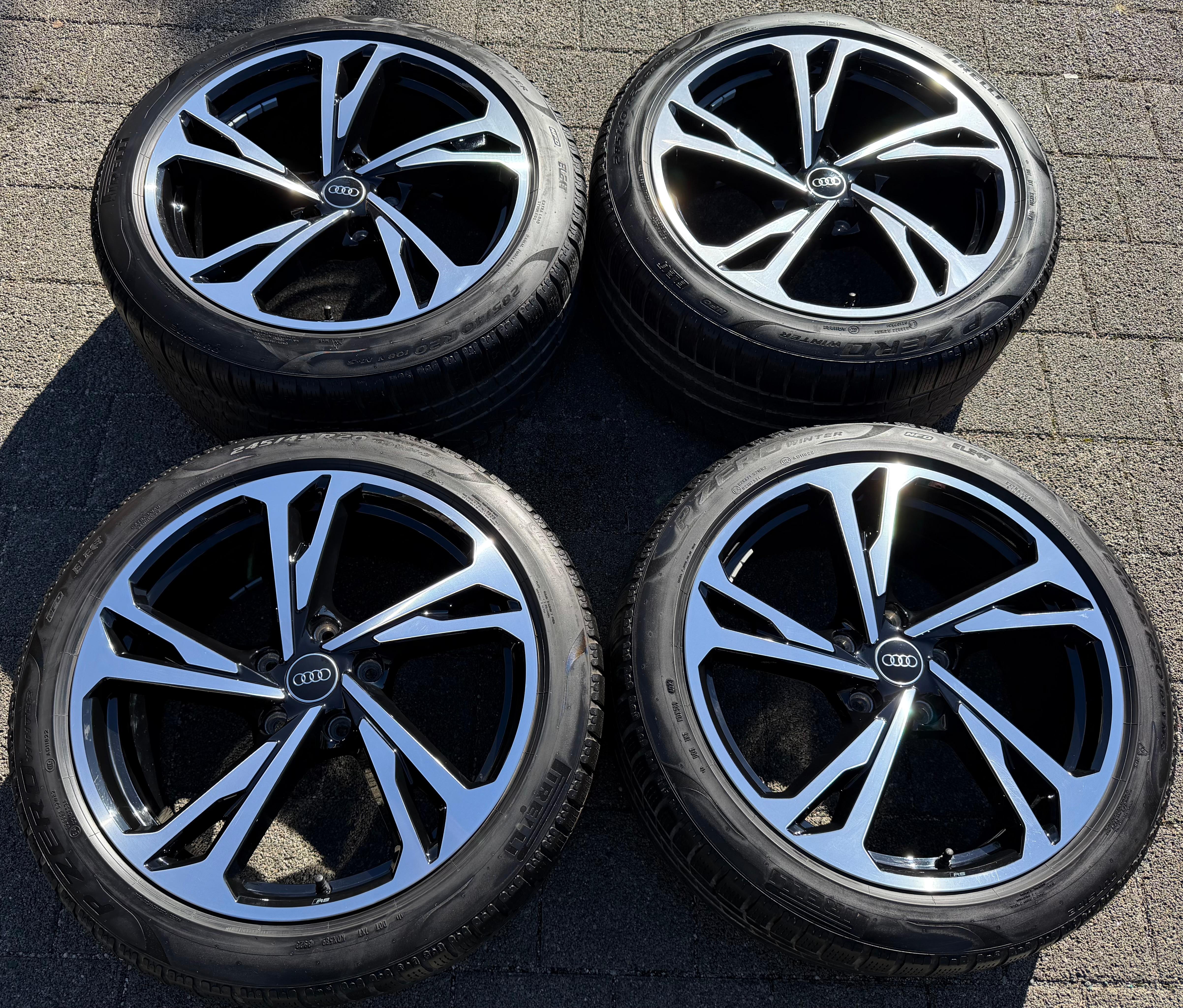 4 ORIGINAL 20" ALUFELGEN AUDI E-TRON GT RS 4J3601025AL 4J3601025AM TOP FREIHAUS