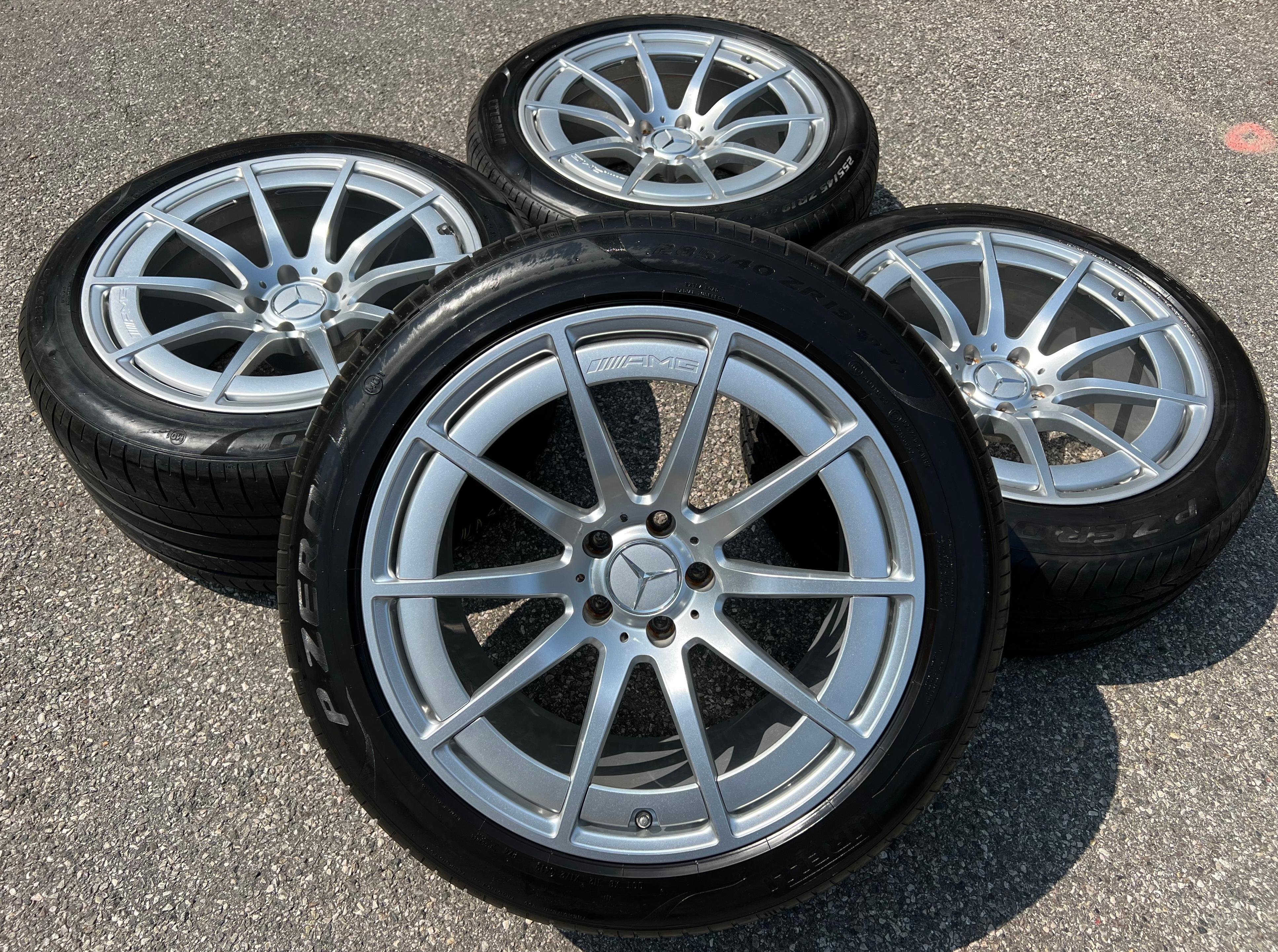 4 ORIGINAL 19" ALUFELGEN MERCEDES-BENZ AMG GT X290 A2904010100 RDKS