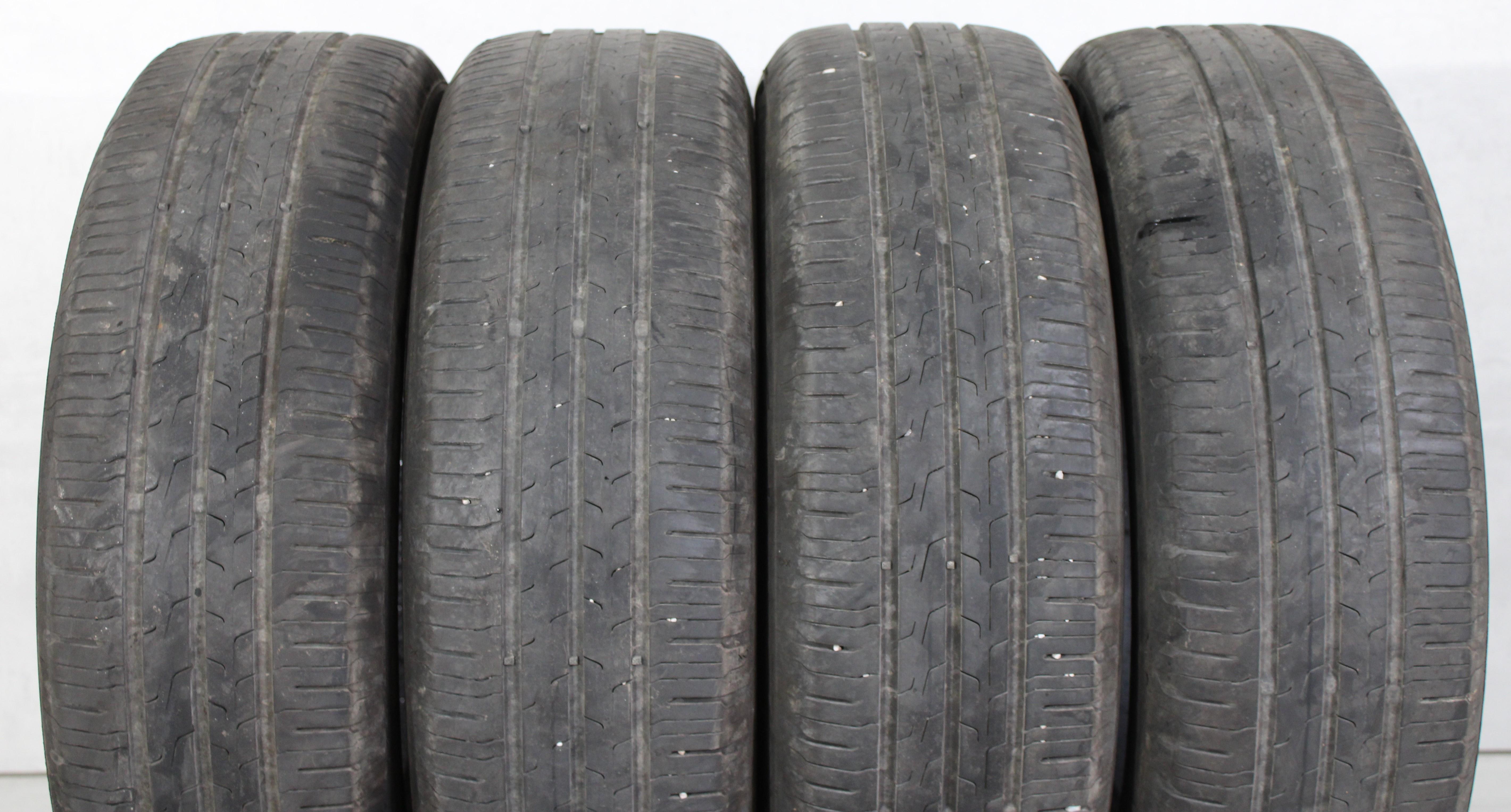 4 x 185/65R15 88H Sommerreifen Continental  Eco Contact 6 4,5mm 1x2018/3x2019
