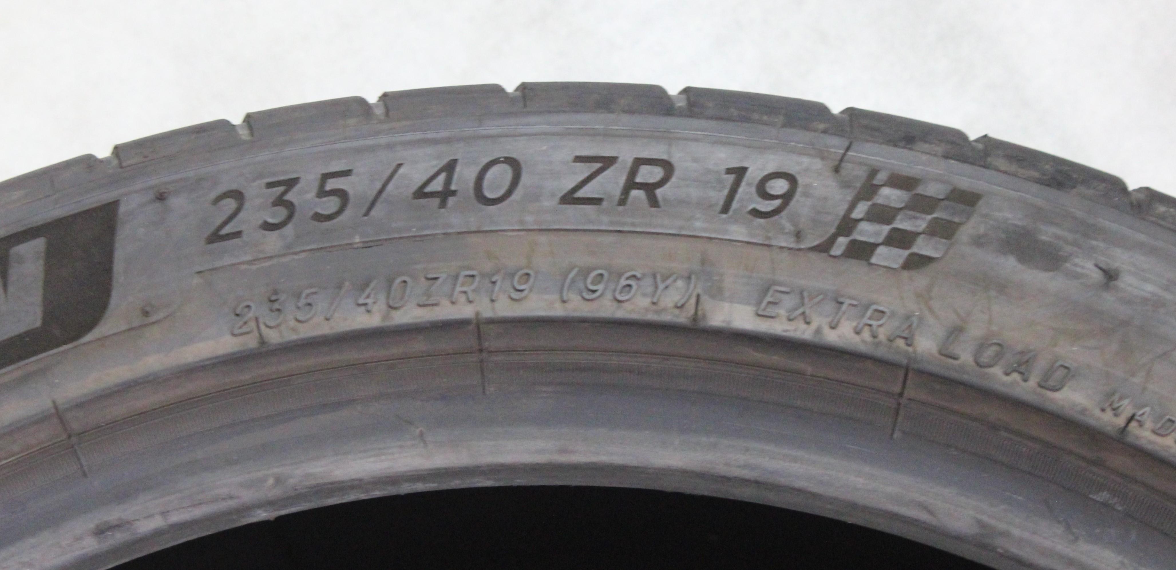 2 x 235/40R19 96Y pneumatici estivi Michelin Pilot Sport 4S 5-5,5mm 2018