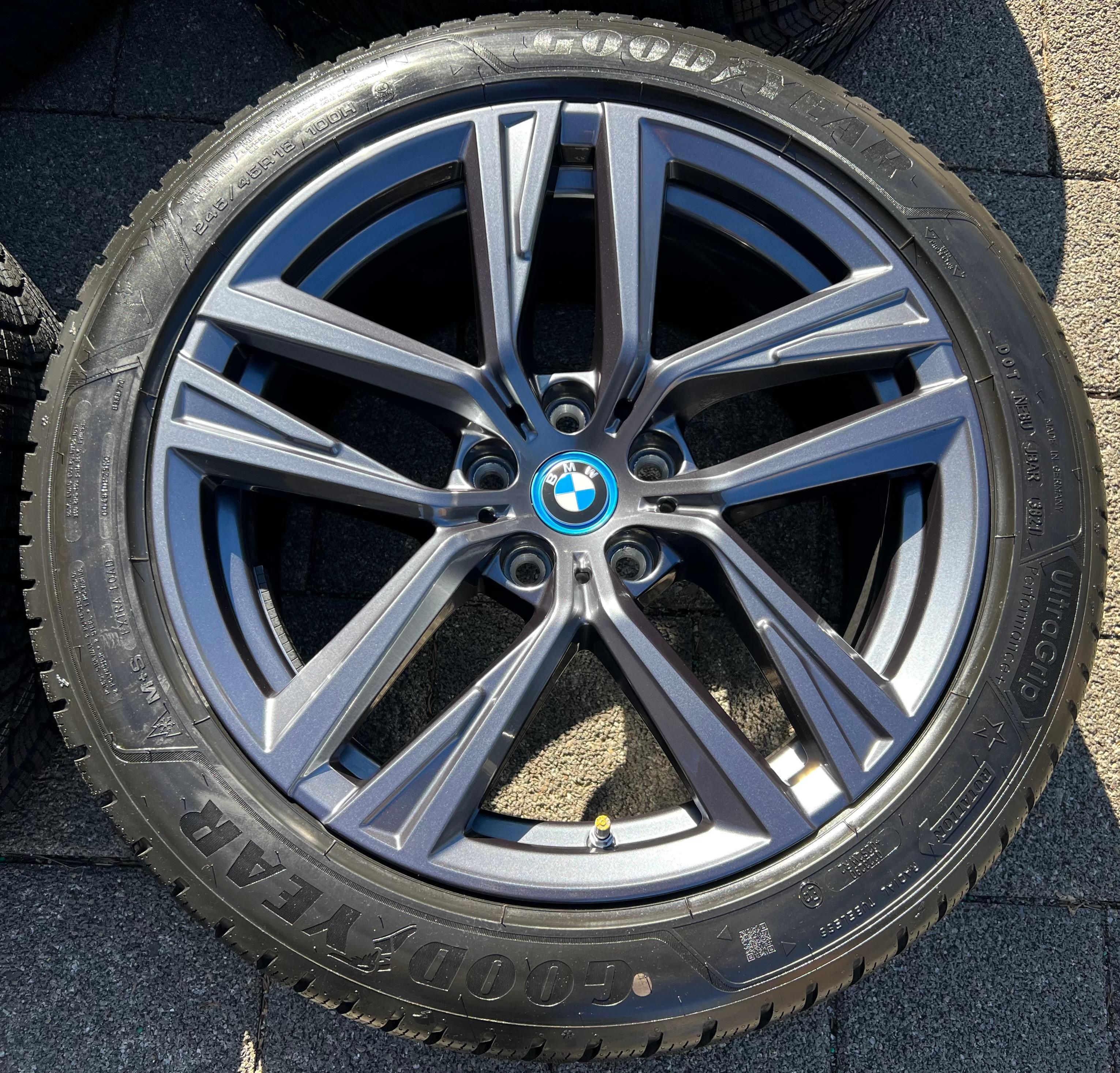 4 ORIGINELE 18" ALU WINTERWIELEN BMW 4-SERIES GRAN COUPE G26 i4 STYLING 853 VRIJWARING TPMS