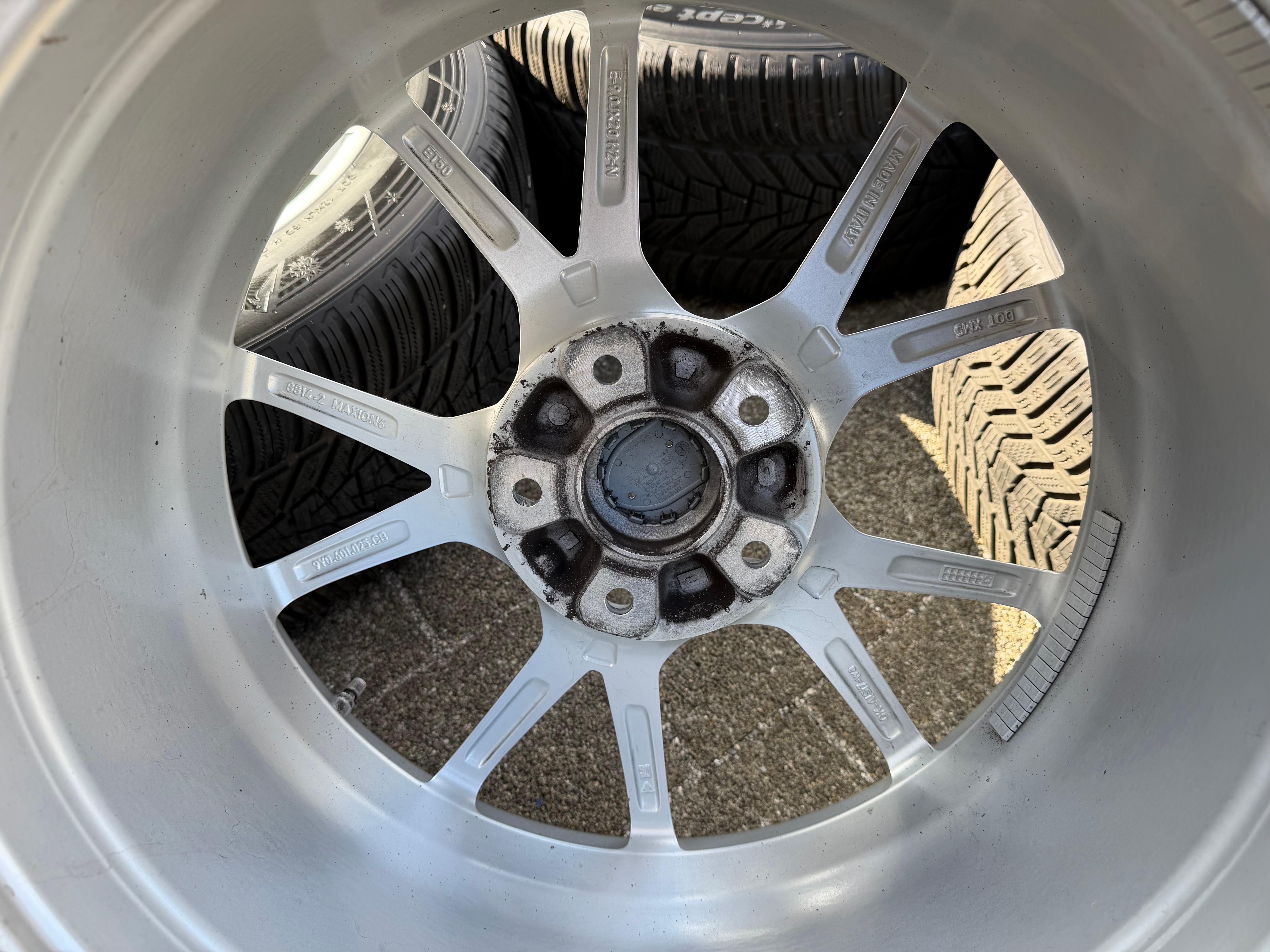 4 Original 20" Alu Winterräder Porsche Cayenne II E3 9YA 9Y0601025CB 9Y0601025CC