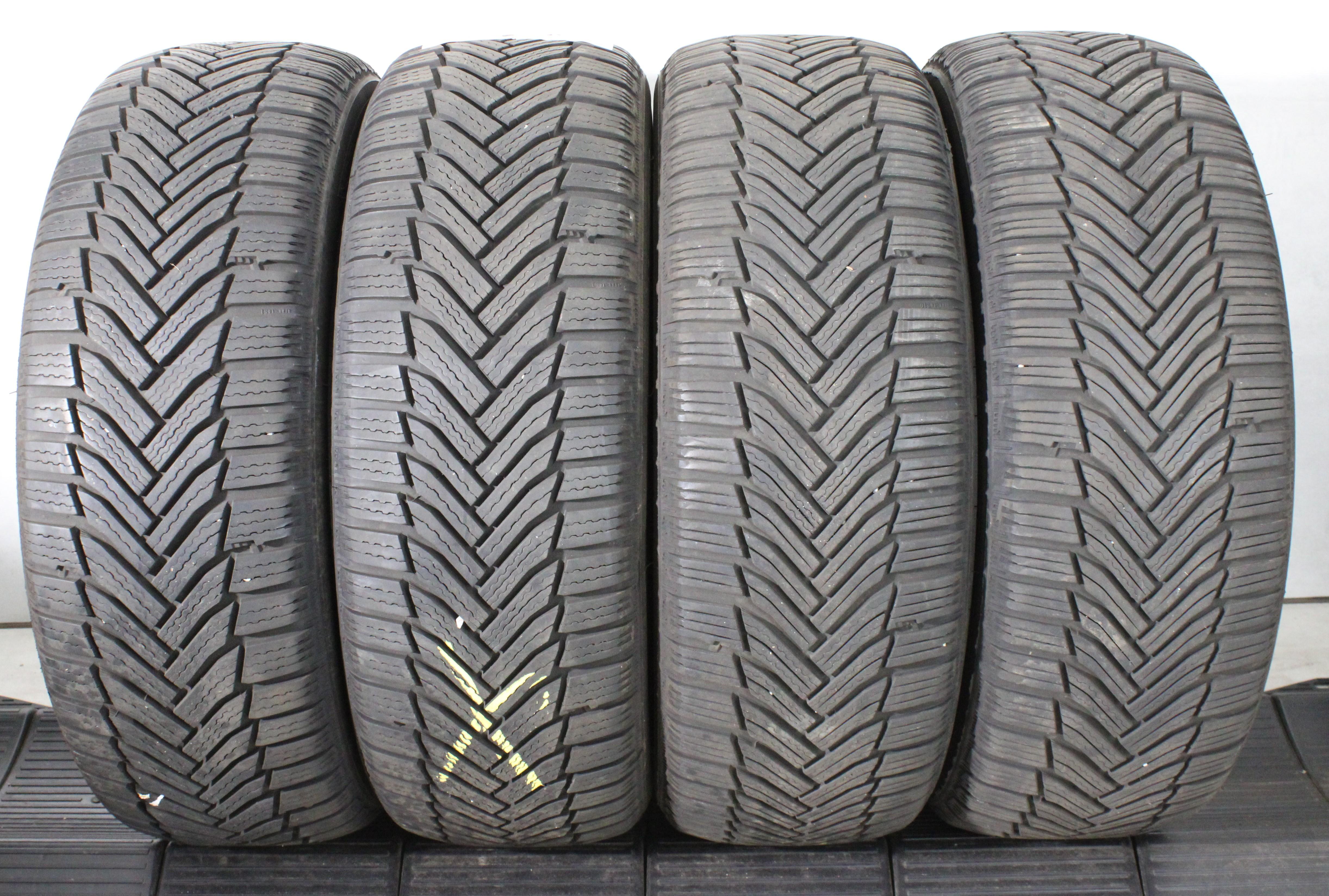 4 x 215/55R17 98V Winterreifen Michelin Alpin 6 2x5,5-6mm/2x7mm 2023 XL