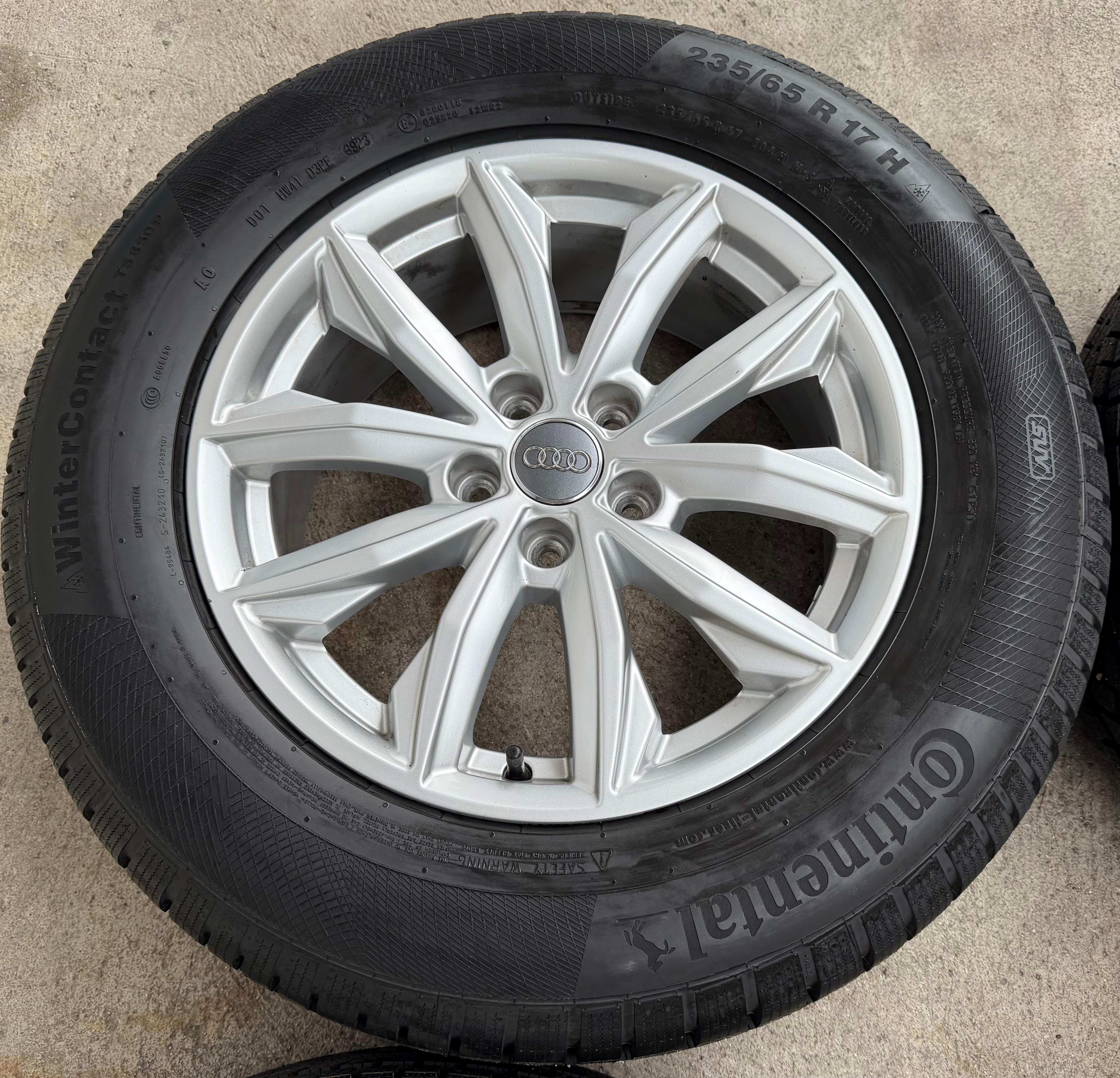 4 Original 17" Alu Winterräder Audi Q5 FY 80A601025J 7x17 ET34 235/65R17 104H TOP