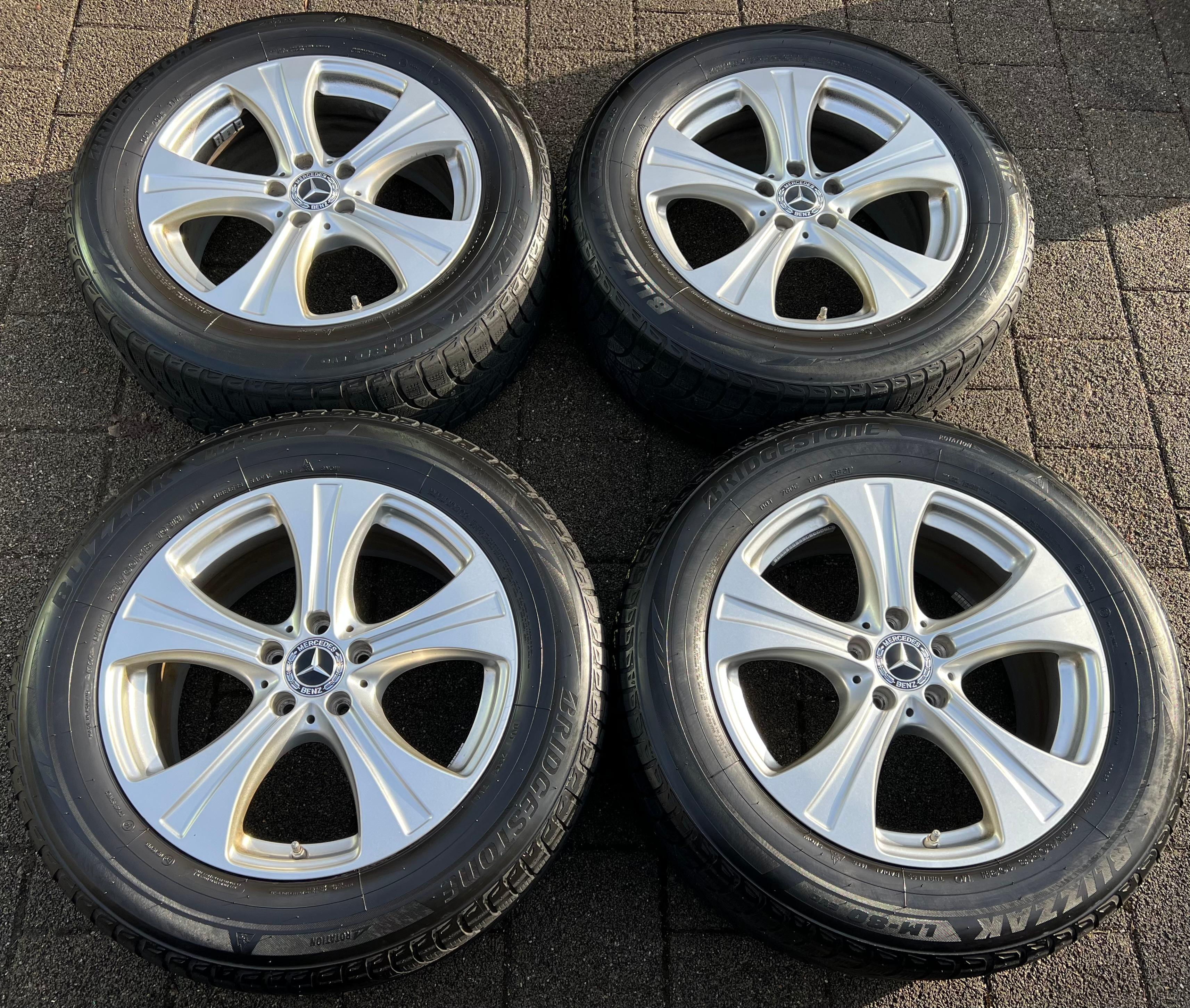 4 JANTES ORIGINALES 18" ALU MERCEDES GLC-KLASSE W253 A2534010800 8x18 ET38
