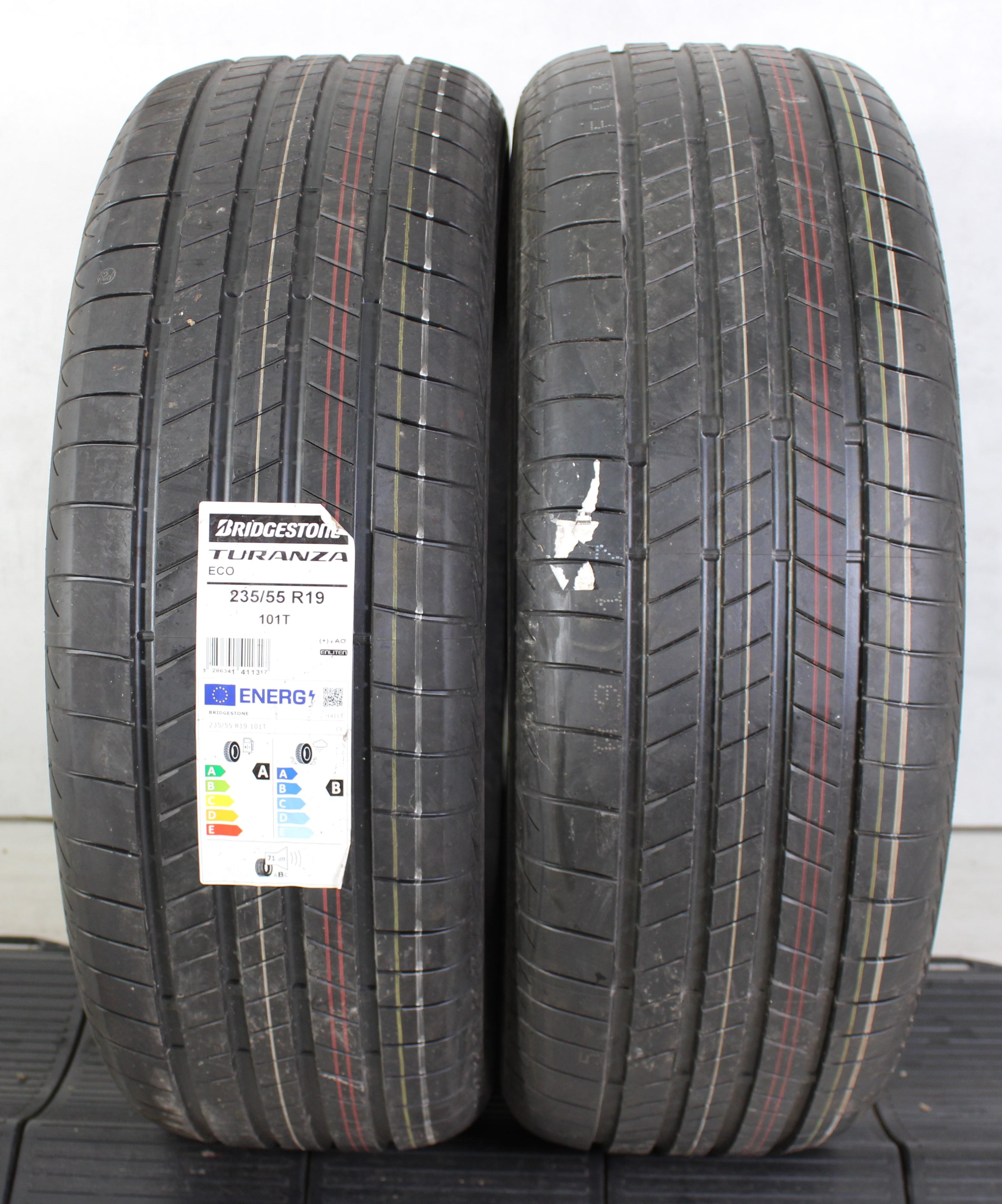 2 x 235/55R19 101T Pneu été Bridgestone Turanza Eco AO 2021 NEUF