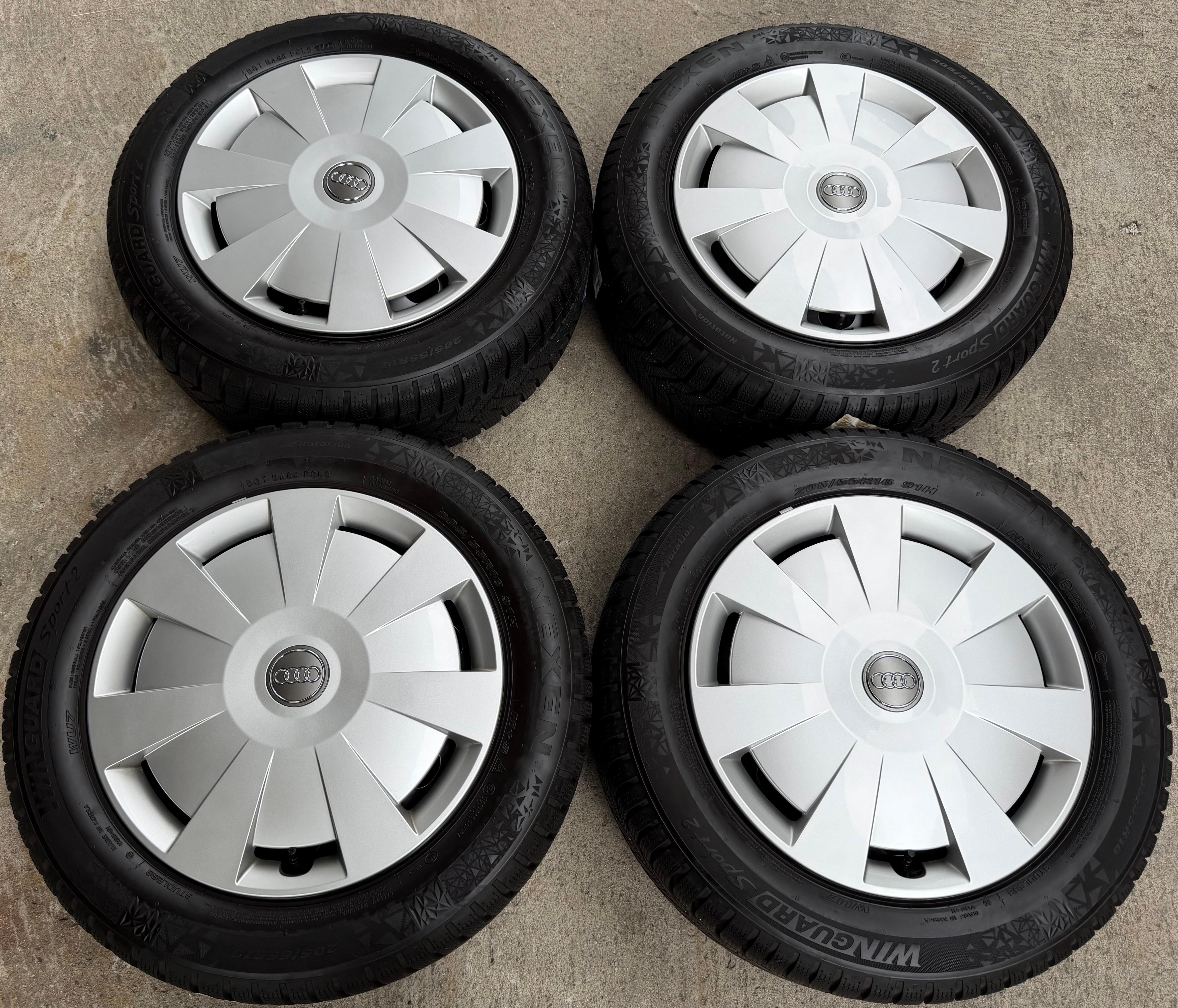 4 Winterräder Audi A3 8V Sportback Cabrio  205/55R16 91H Nexen 8V0601027A 2023