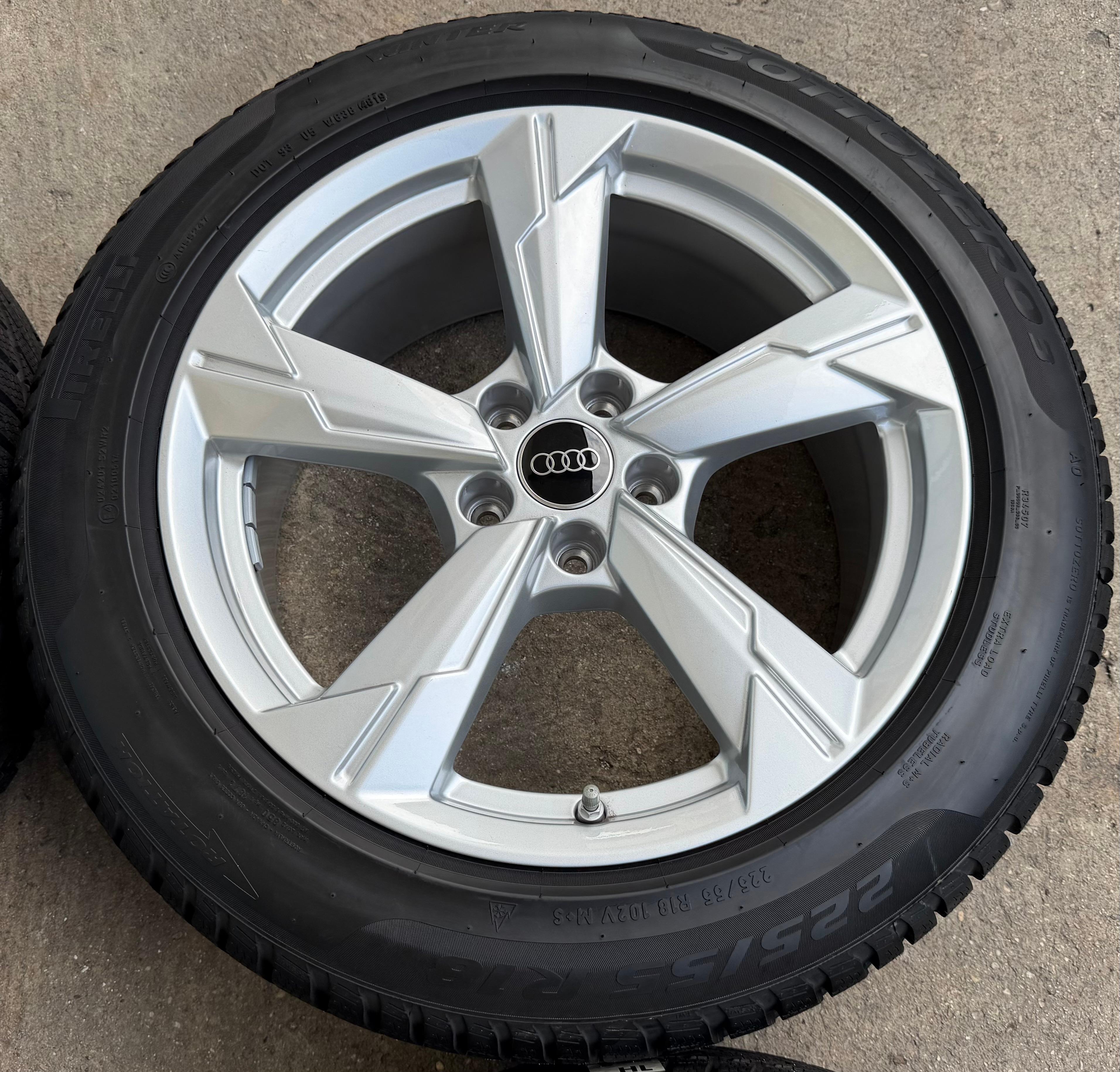 4 Original 18" Alu Winterräder Audi A6 4K F2 C8 4K0601025D 225/55R18 102V RDKS