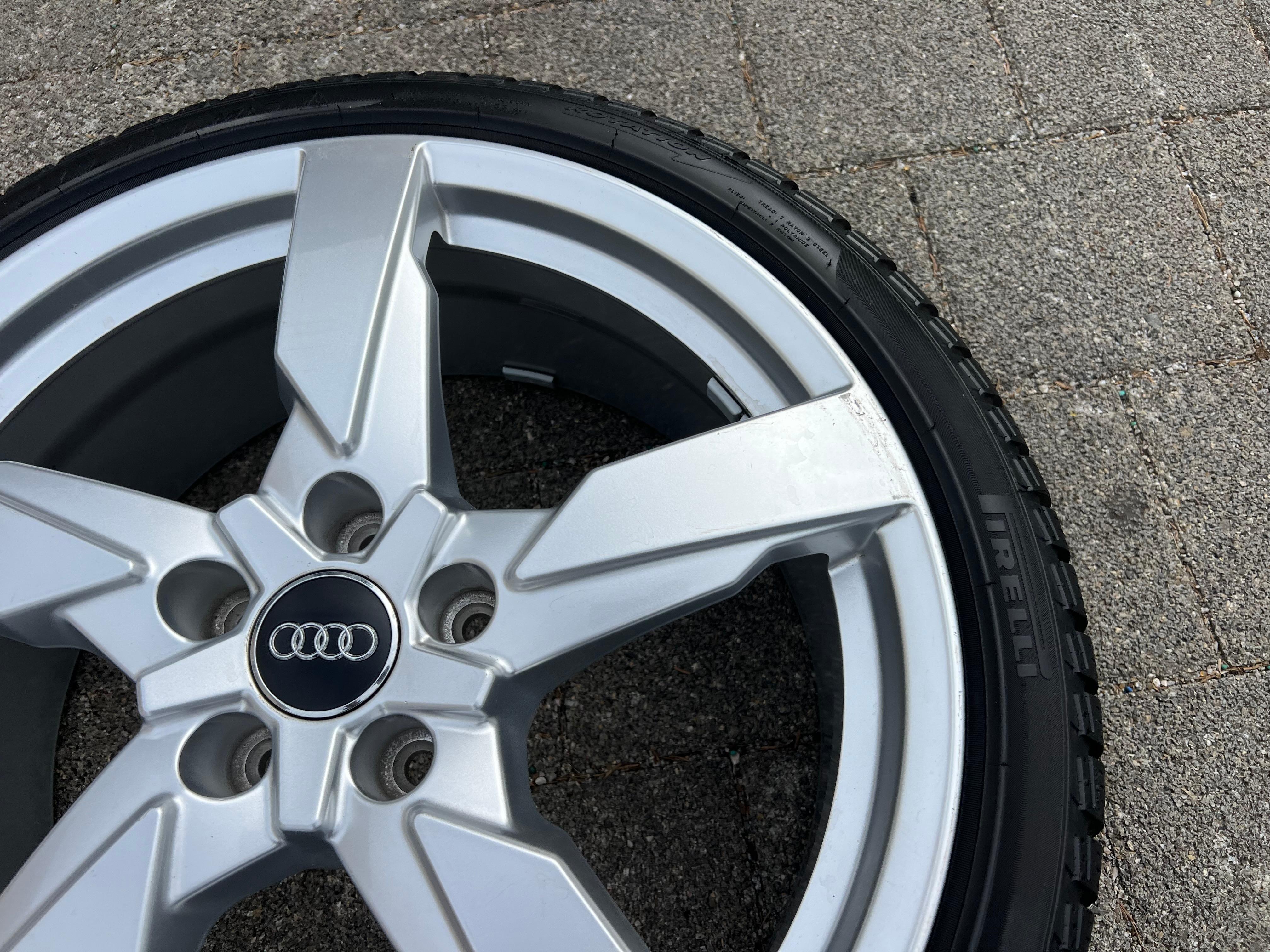 4 ORIGINELE 19" ALUMINIUM WINTERWIELEN AUDI TT TTS 8S 8S0601025AG 225/40R19 93V 2023 GRATIS VERZENDING