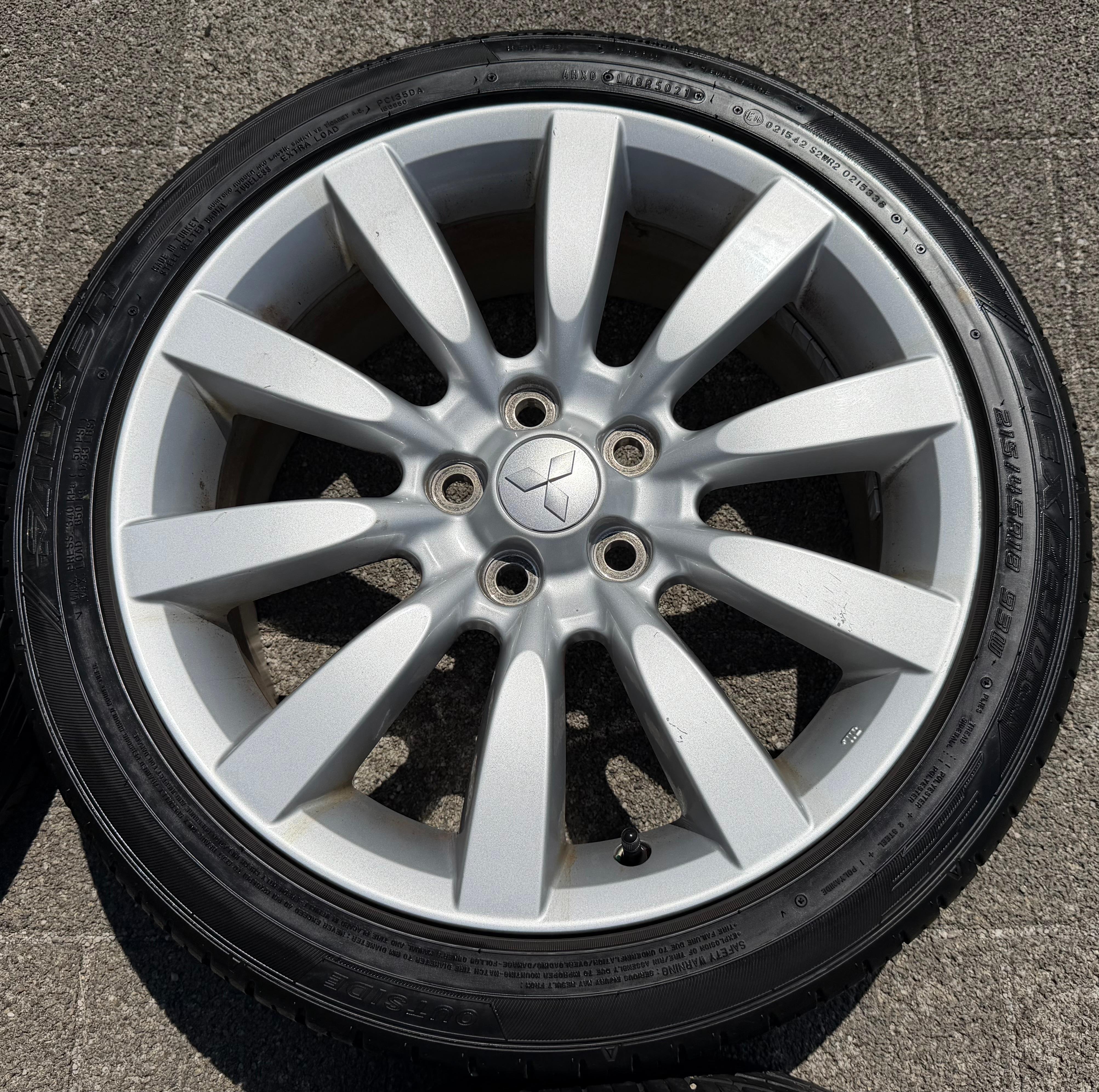 4 Original 18" Alu Sommerräder Mitsubishi Lancer CX 215/45R18 93W FALKEN