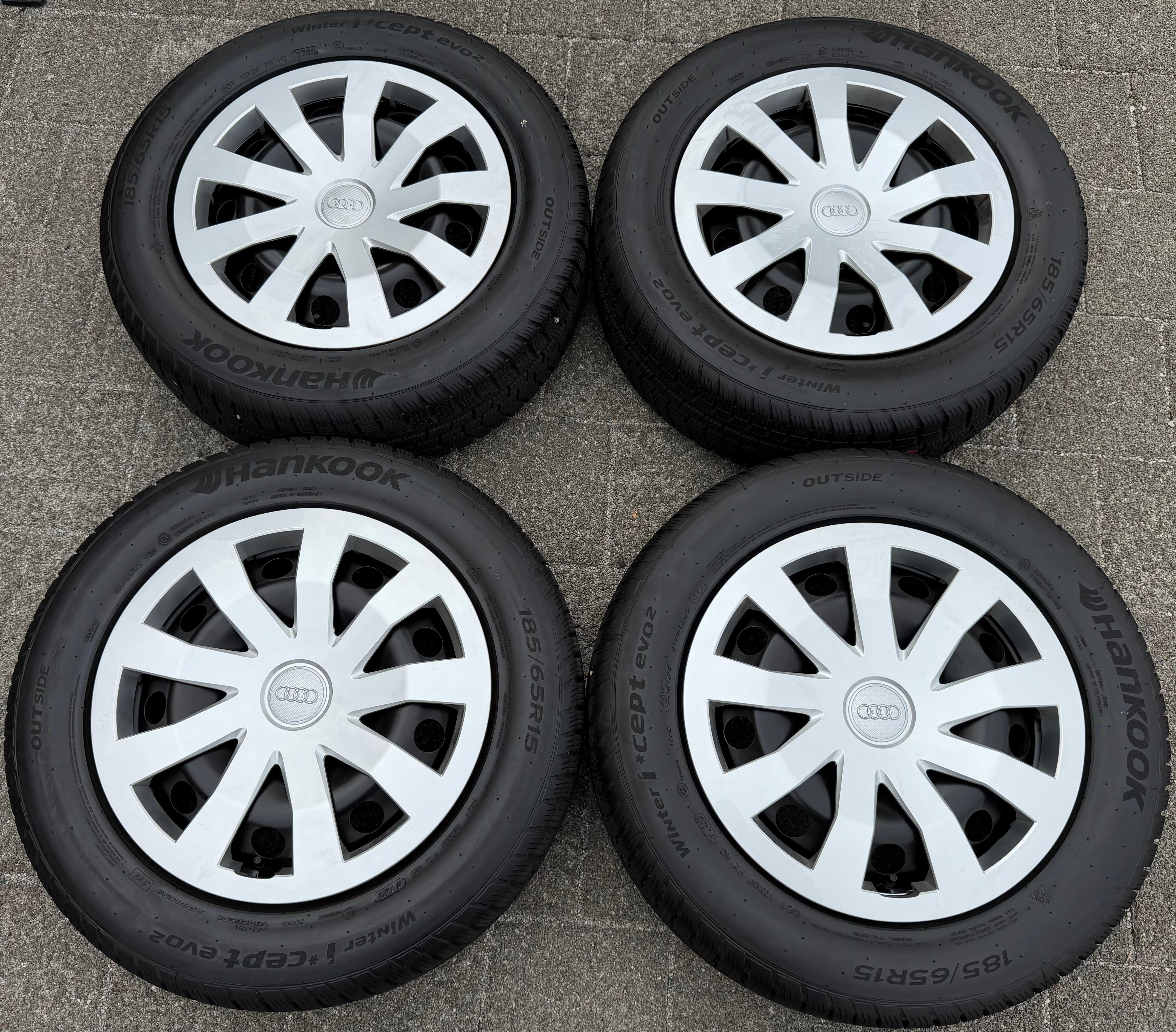 4 WINTERRÄDER AUDI A1 CITY CARVER GB SEAT IBIZA ARONA KJ VW POLO AW 2G 185/65R15 92T