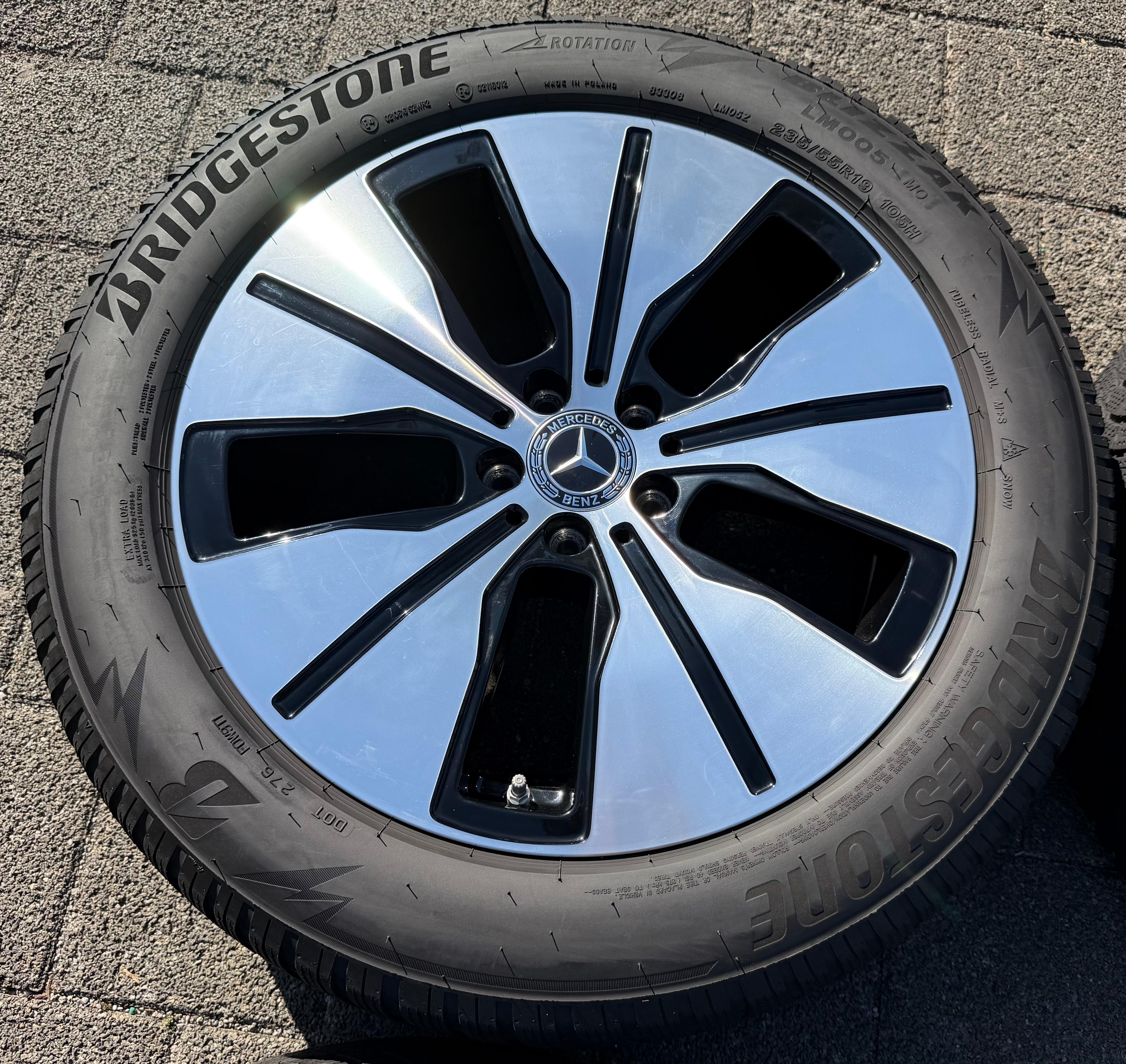 4 Original 19" Alufelgne Mercedes Benz EQC 293 A2934010100 RDKS 8x19 ET34 RDKS