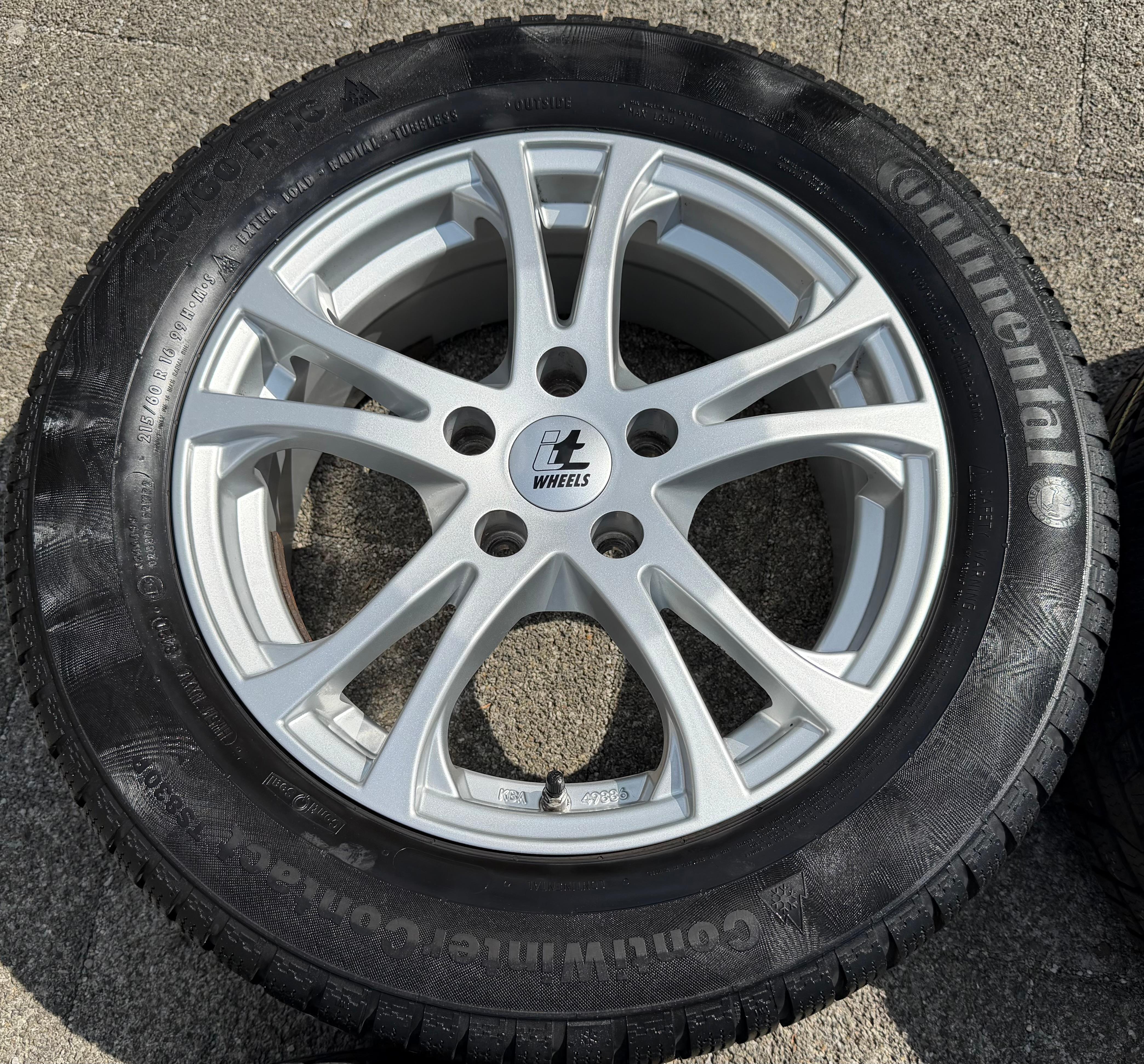 4 Alu Winterräder VW Passat T-Roc Bus T4 Sharan Seat Ateca Alhambra Skoda Superb Octavia