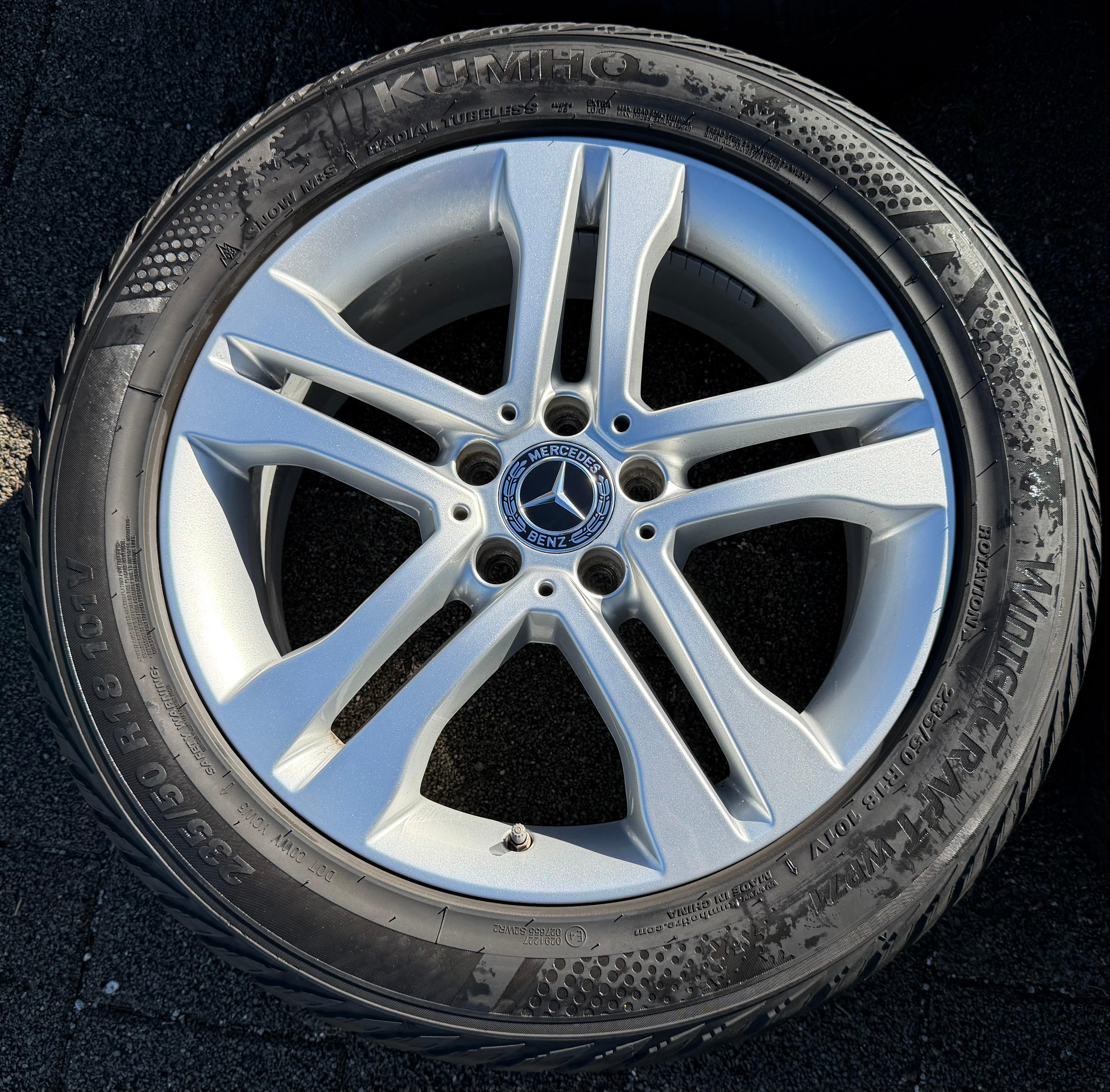 4 ORIGINAL 18" ALUFELGEN MERCEDES GLA X156 A1564010102 7x18 ET46 RDKS