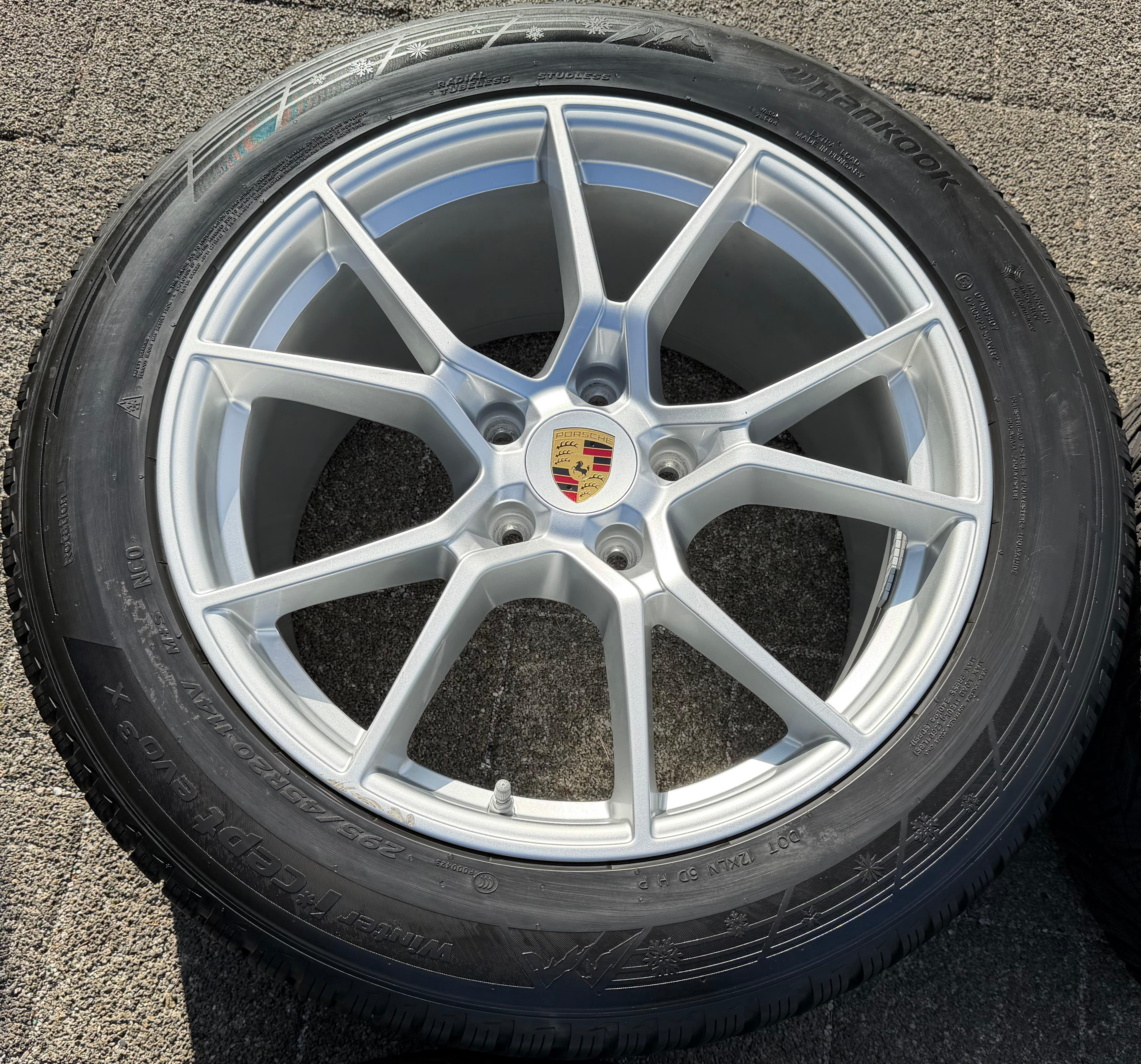 4 Original 20" Alu Winterräder Porsche Cayenne II E3 9YA 9Y0601025CB 9Y0601025CC