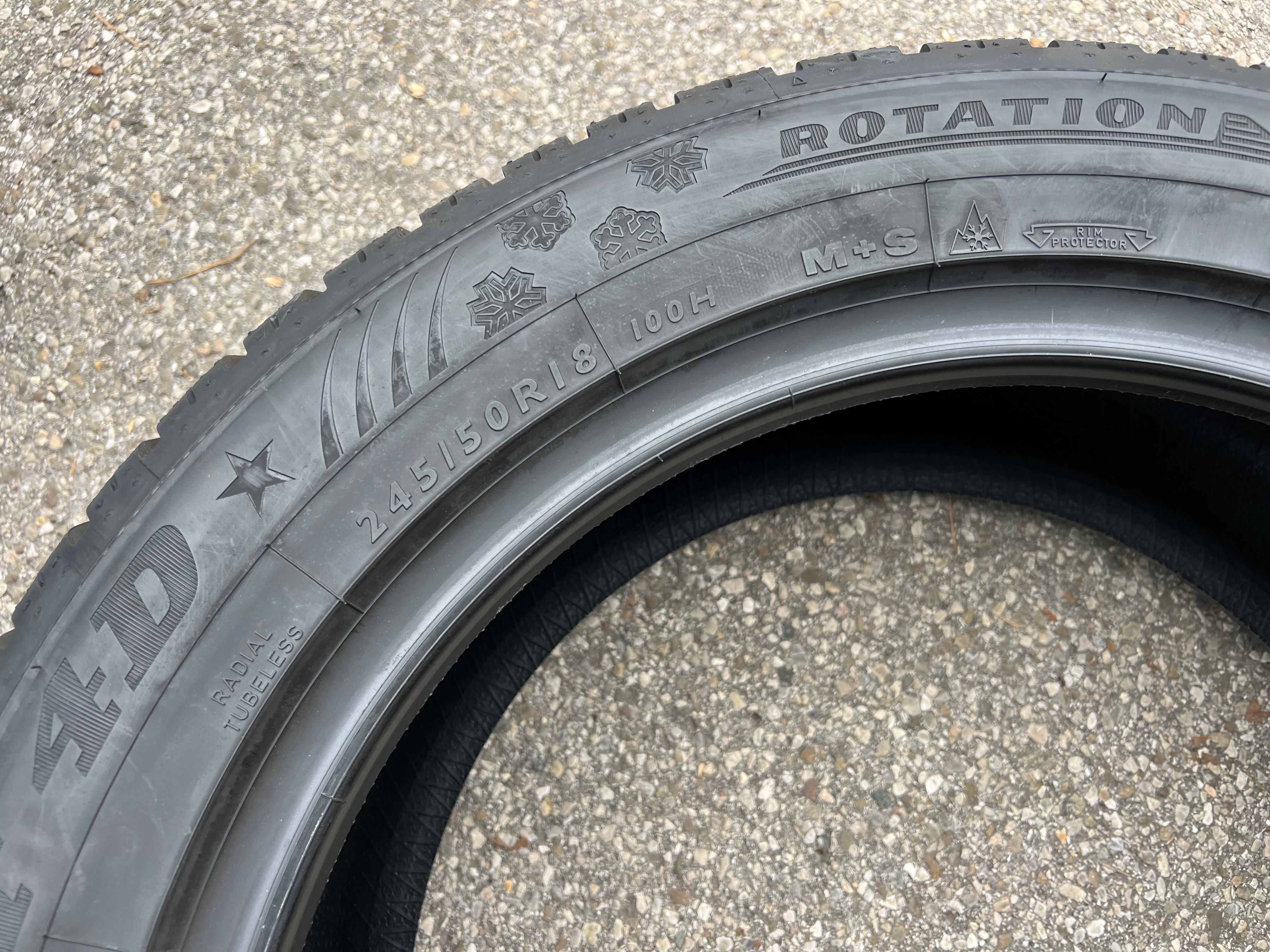 4 x 245/50R18 100H Winterreifen Dunlop Winter Sport 4D 2022 NEU Freihaus