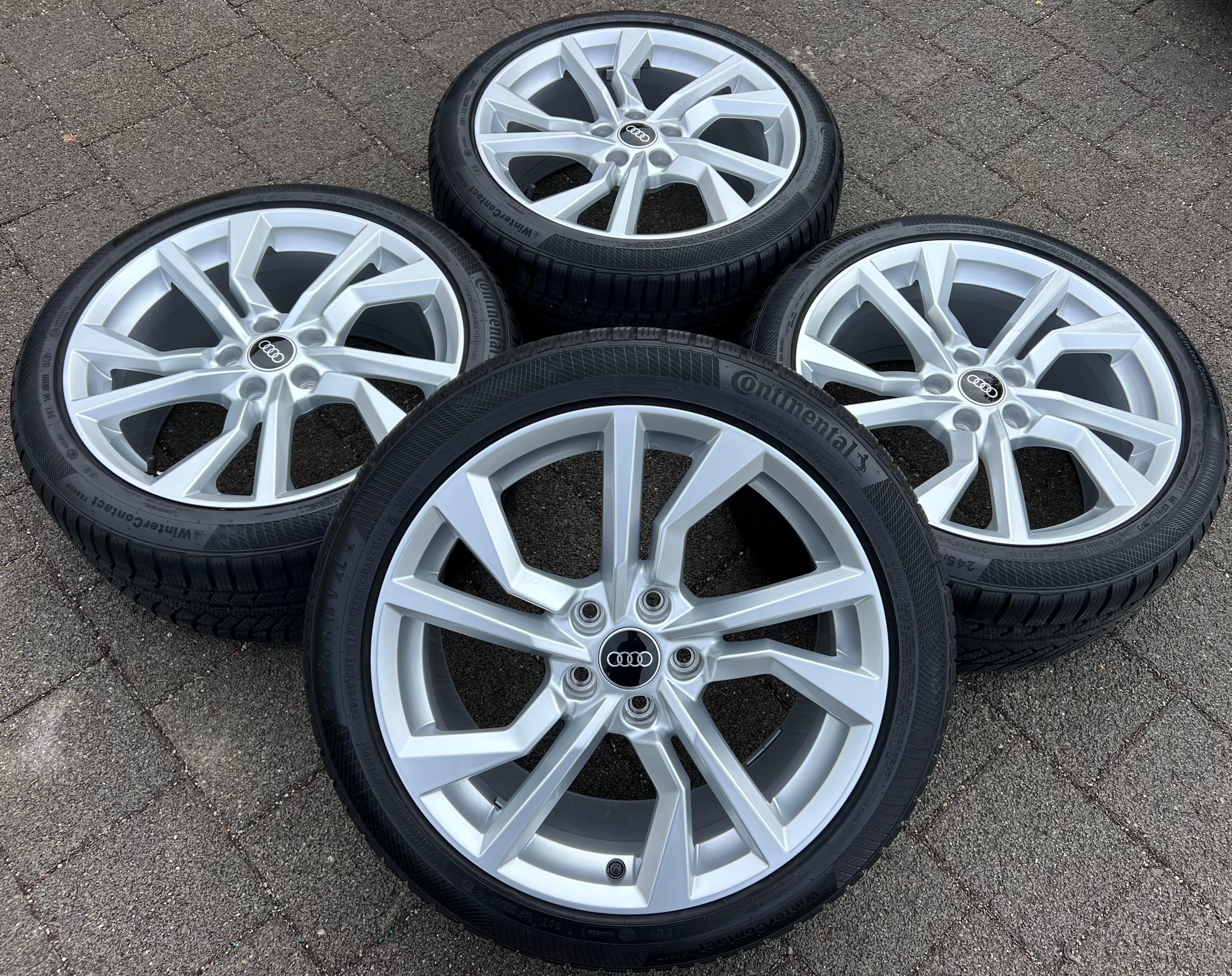 4 ORIGINAL 18" ALU WINTERRÄDER AUDI TT TTS 8S 8S0601025AN 245/40R18 97V TOP FREIHAUS