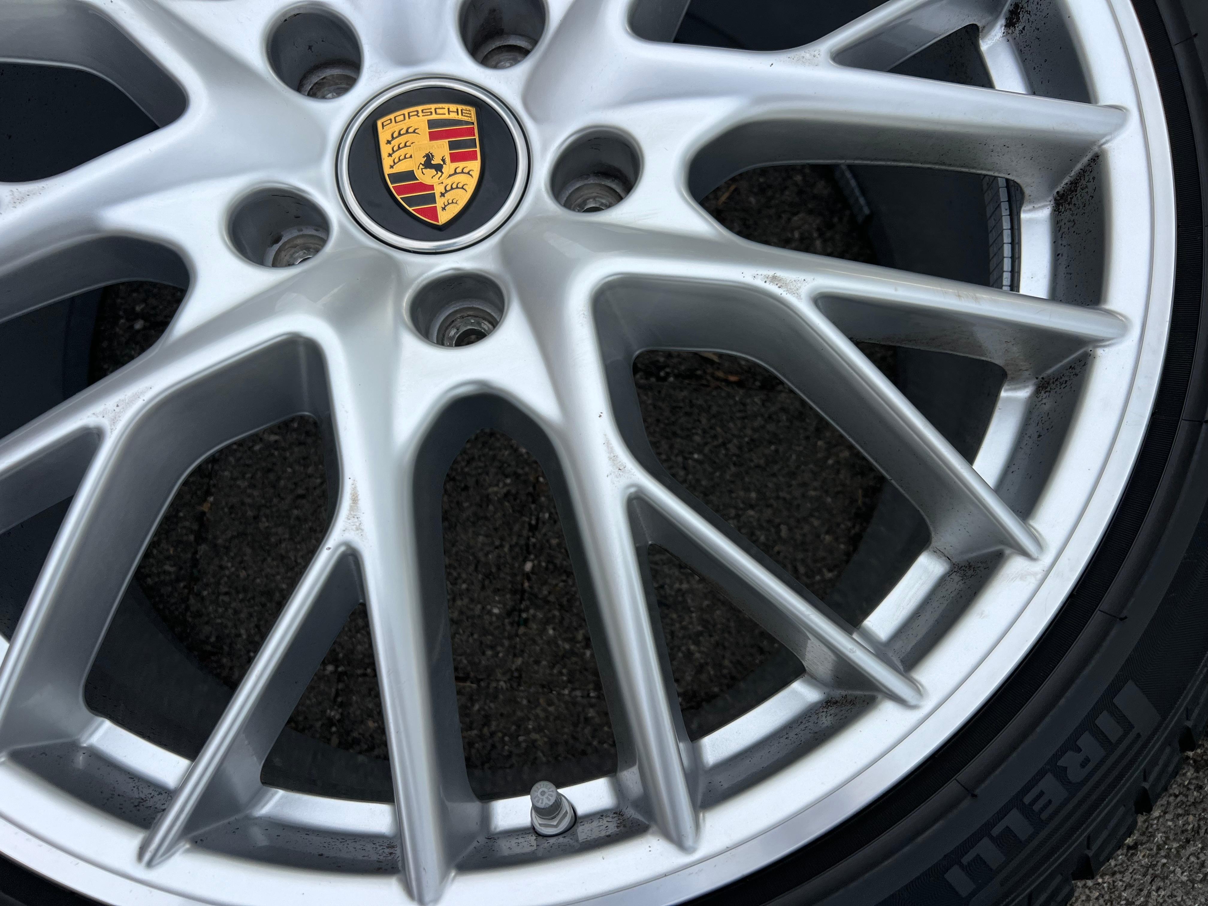 4 RUOTE IN LEGA ORIGINALI DA 21" INVERNALI PORSCHE PANAMERA 971 SPORT RAD 971601025D 971601025A