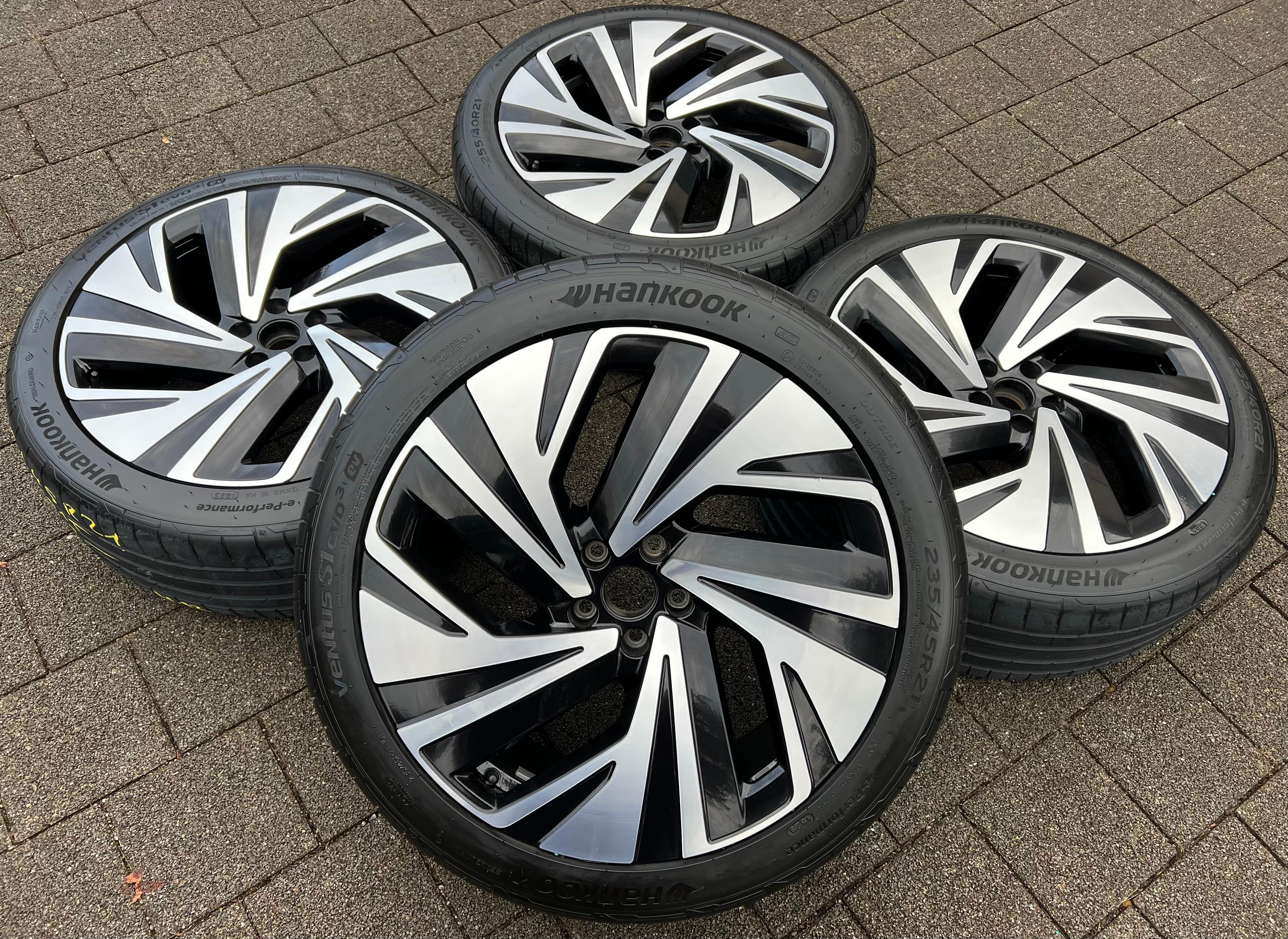 4 ORIGINAL 21" ALU SOMMERRÄDER VW ID4 ID.4 ID5 ID.5 NARVIK 11A601025K 11A60105B FREIHAUS