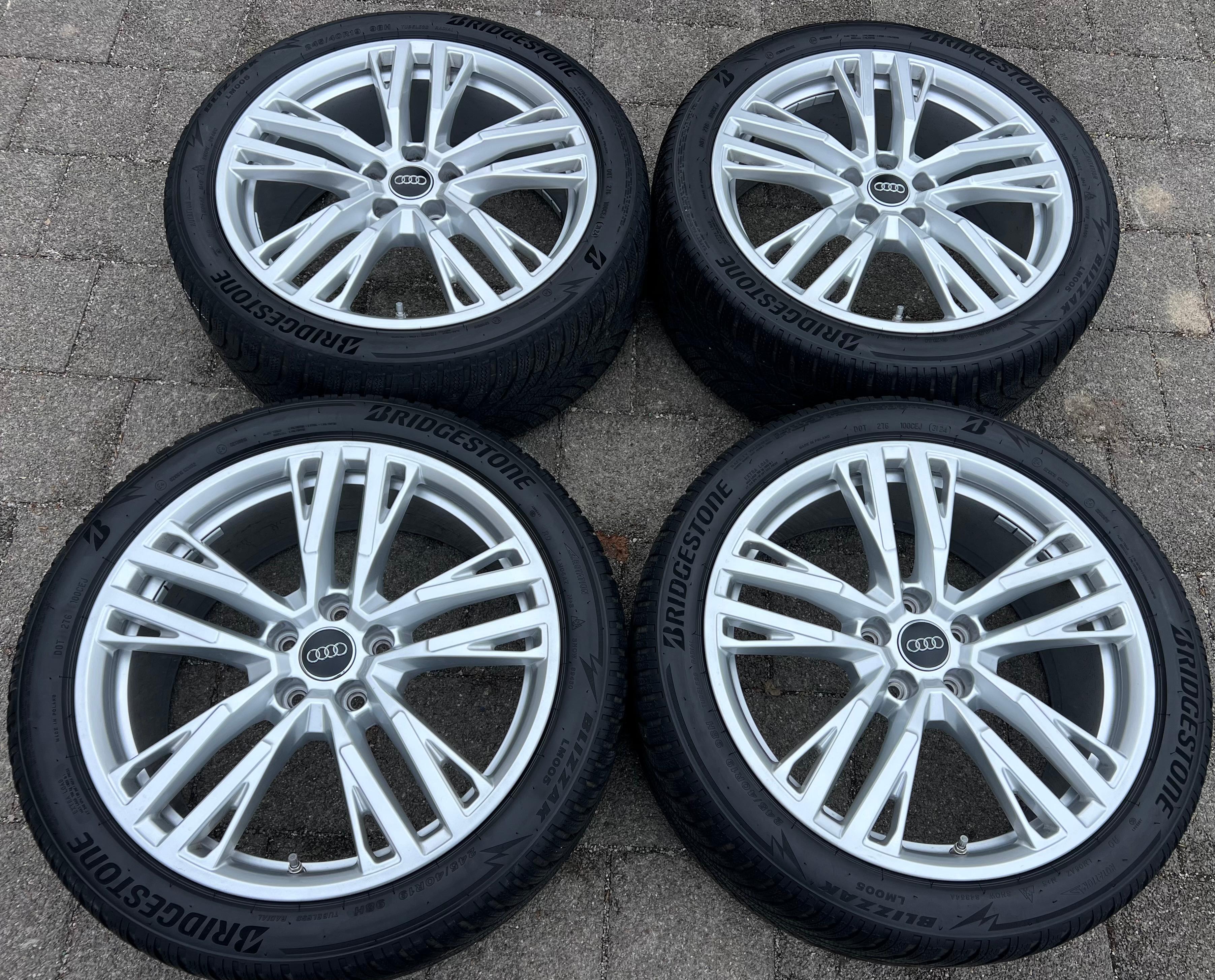 4 ORIGINAL 19" ALU WINTERRÄDER AUDI A5 S5 FU2 B10 8B3601025AS 245/40R19 98H 2024