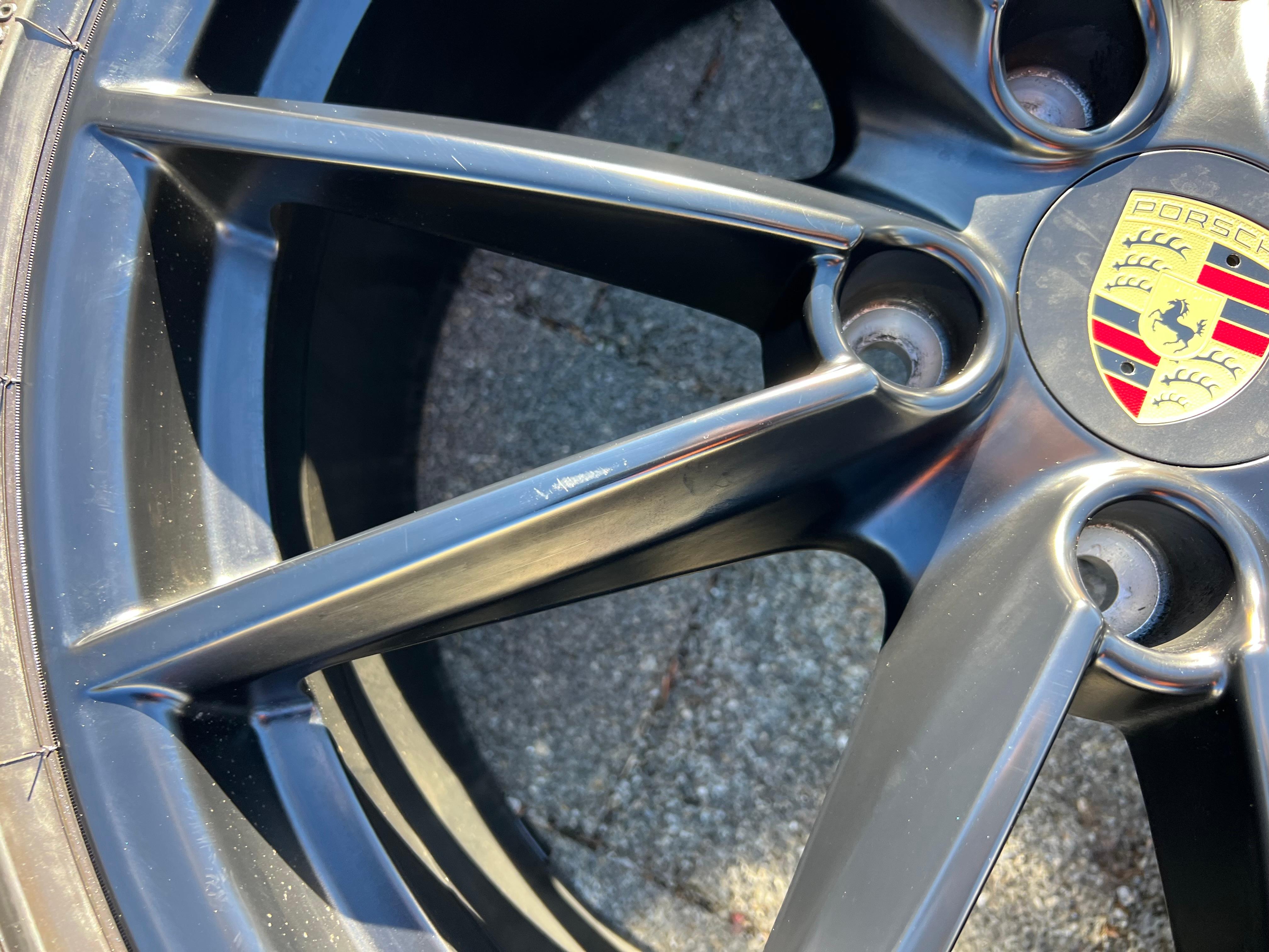 4 ORIGINAL 20" 21" ALU WINTERRÄDER PORSCHE 911 992 992601025C 992601025D SCHWARZ RDKS