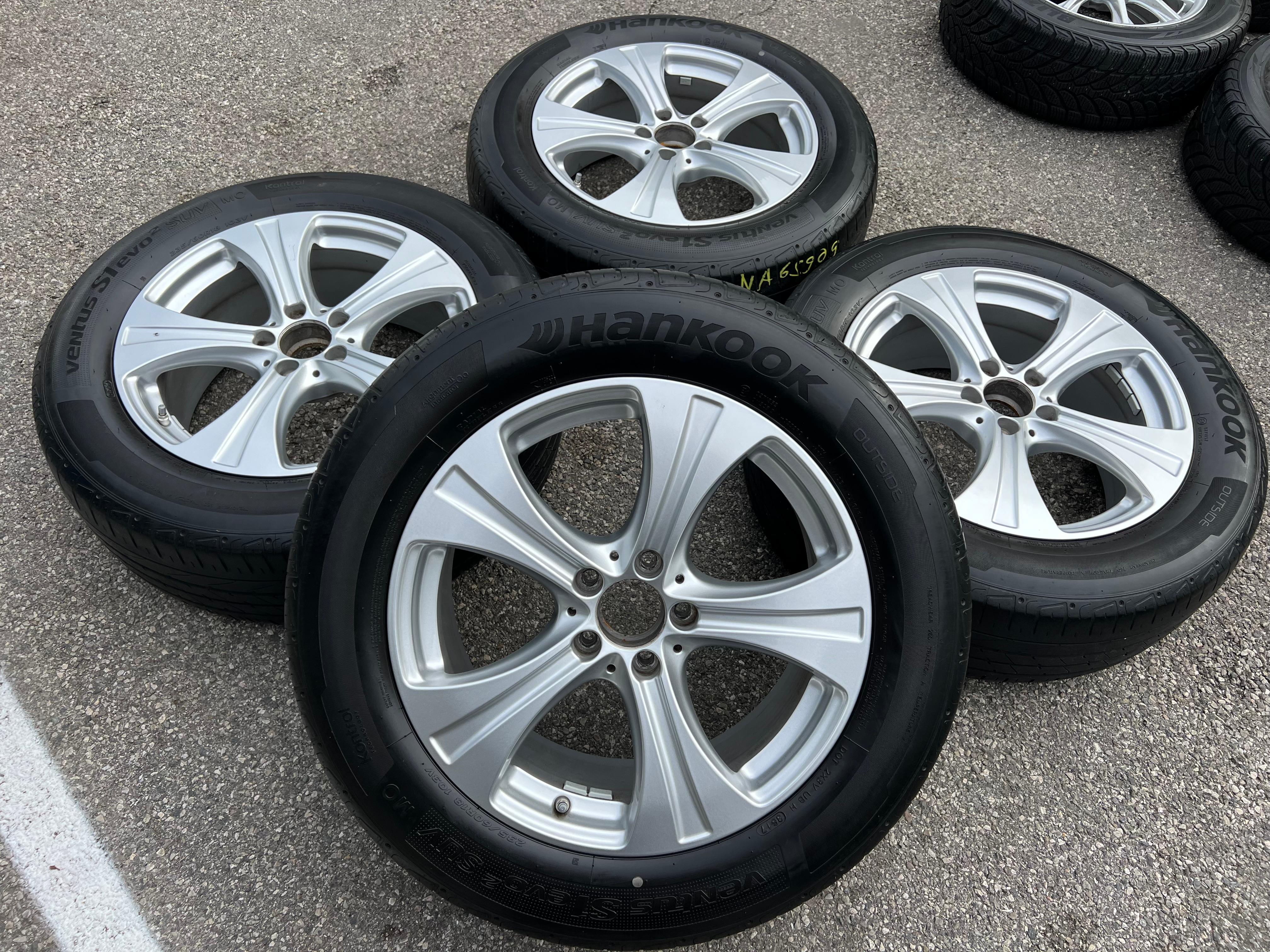 4 ORIGINAL 18" ALUMINIUM WHEELS MERCEDES GLC-CLASS W253 A2534010800 8x18 ET38