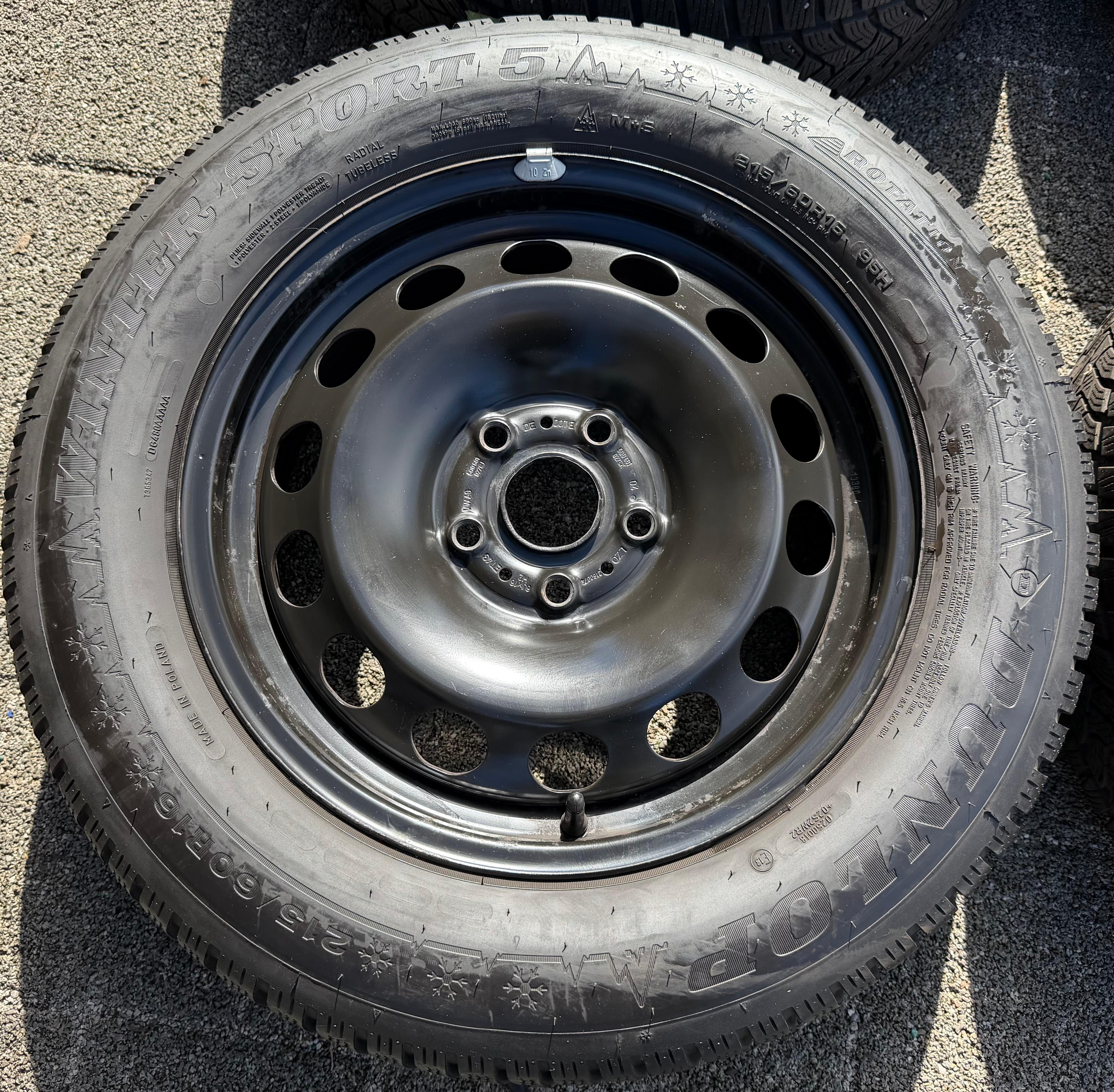 4 Winterräder VW T-Roc Skoda Karoq Seat Cupra Ateca 215/60R16 95H Dunlop