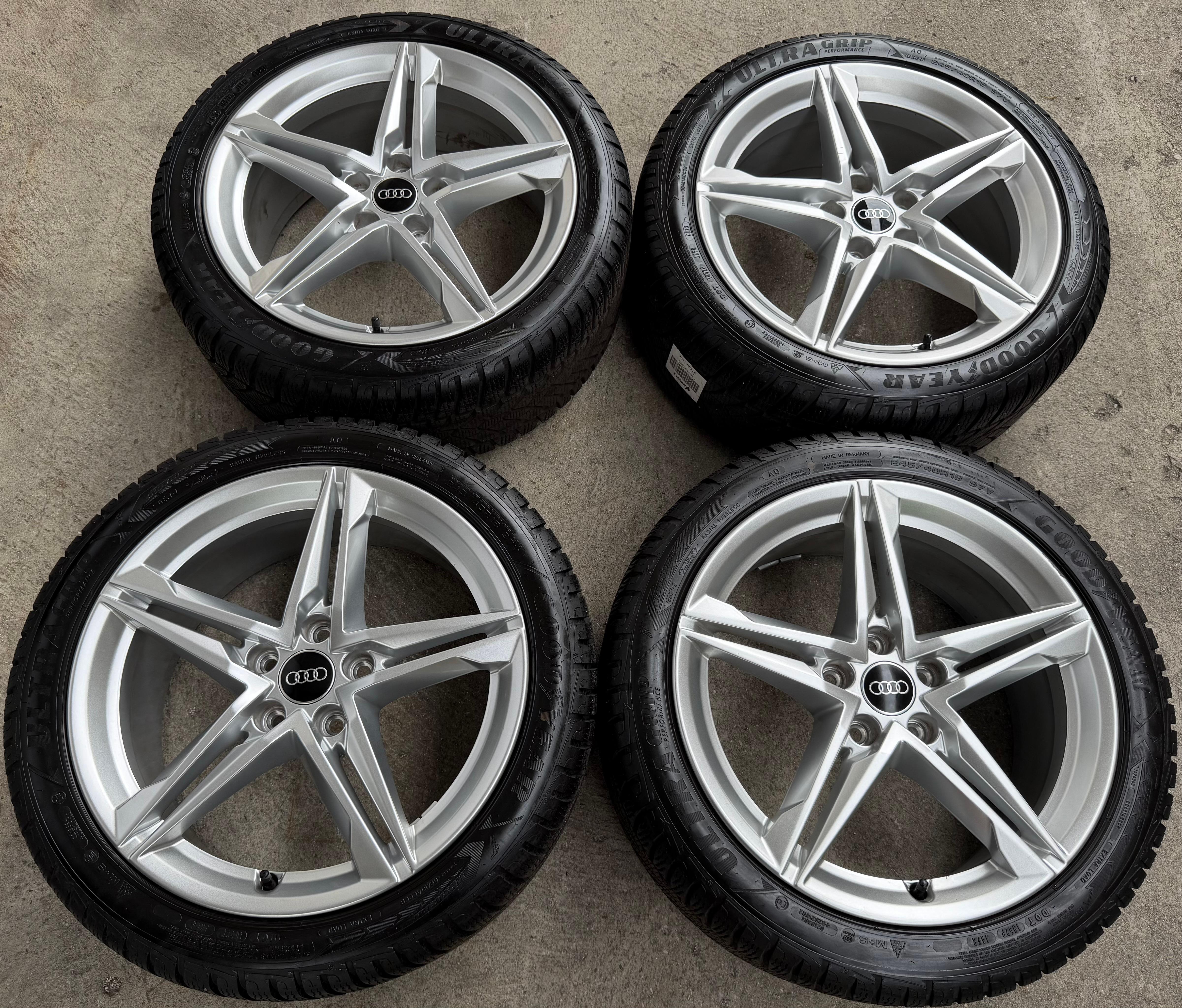 4 Original 18" Alu Winterräder Audi A4 S4 8W B9 8W0601025HM 245/40R18 97V 2023