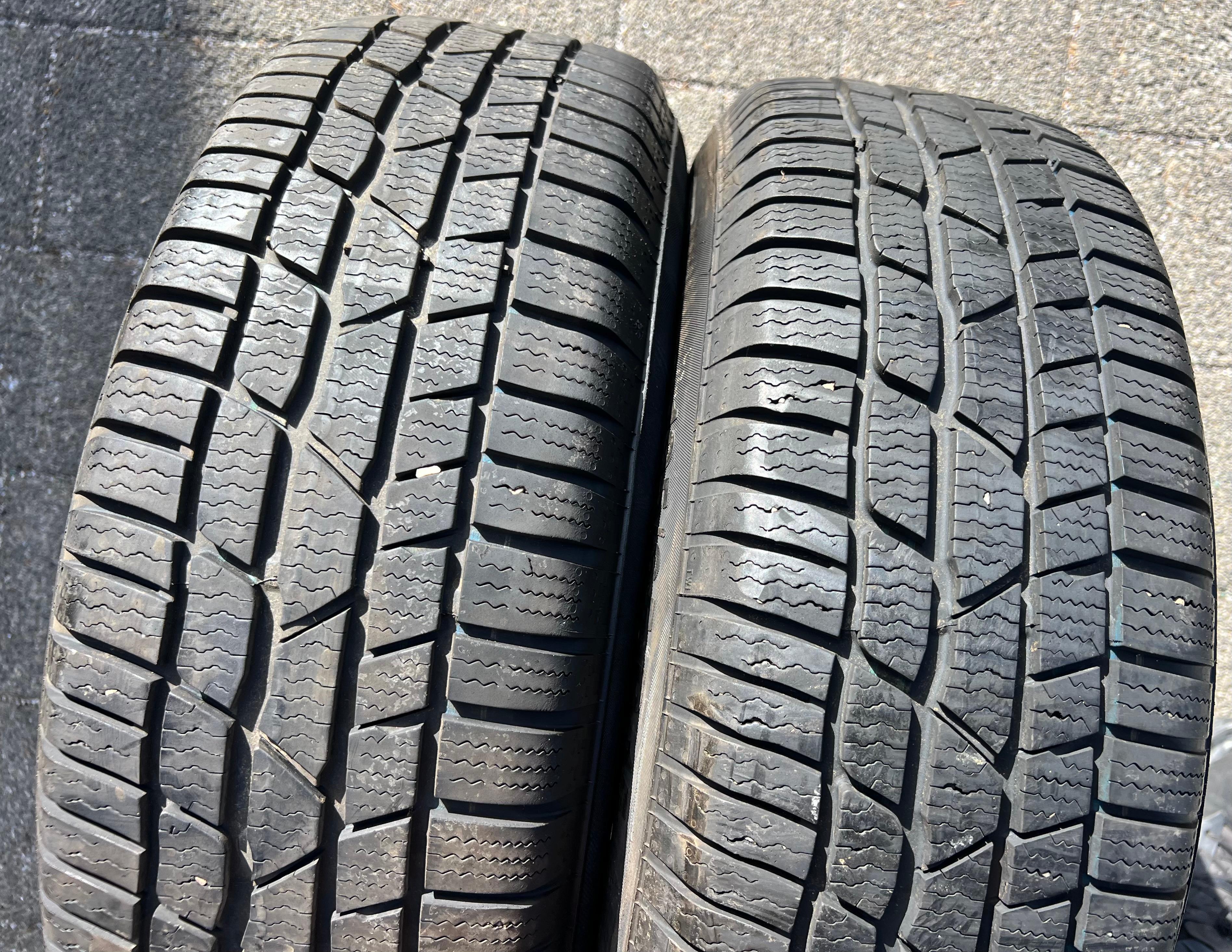 2 x 195/65R15 91T Winterreifen Continental Winter Contact TS830P 6,5-7mm 2011