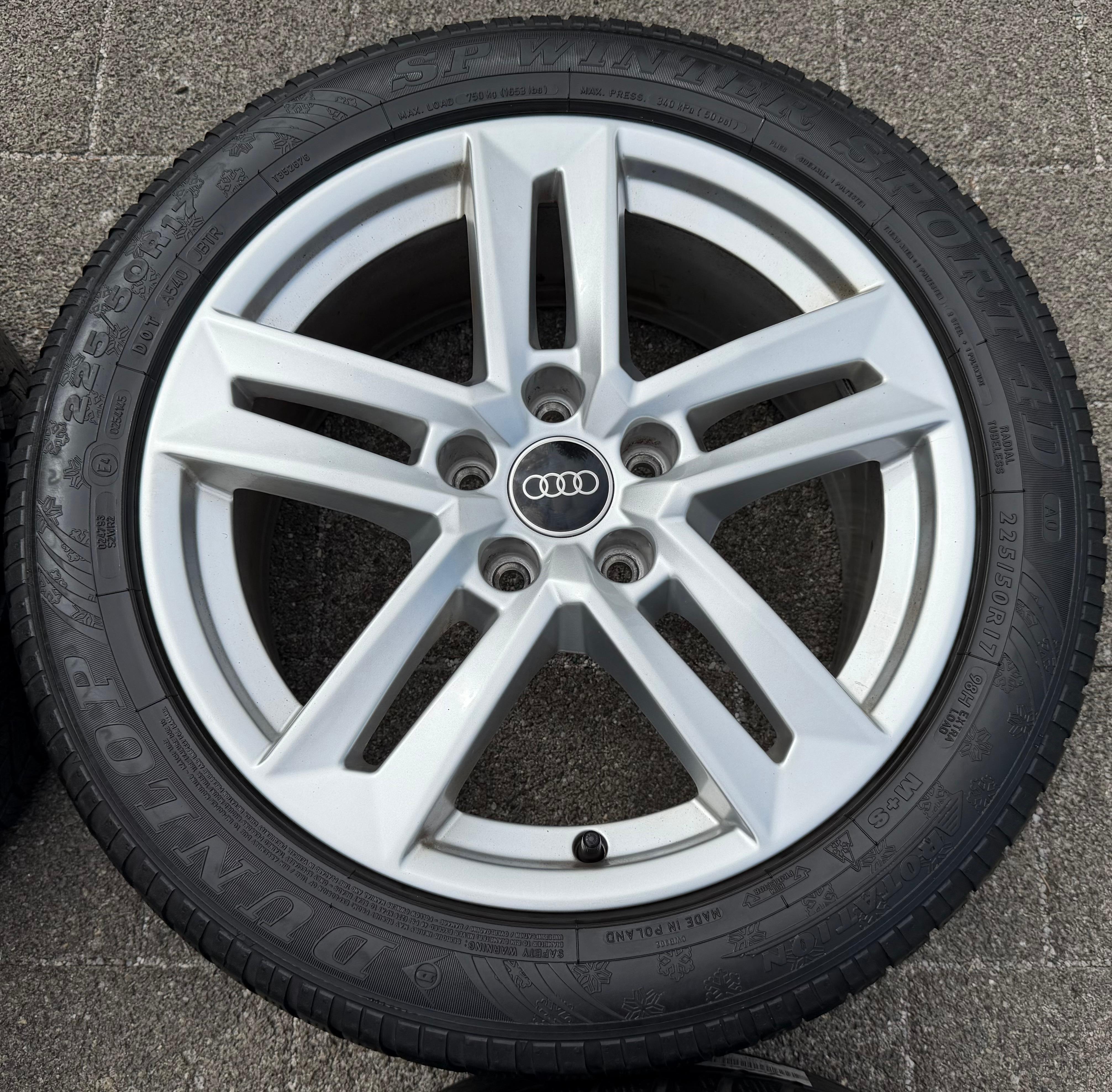 4 llantas de aleación originales de 17" para Audi A4 8W B9 8W0601025P 7x17 ET42
