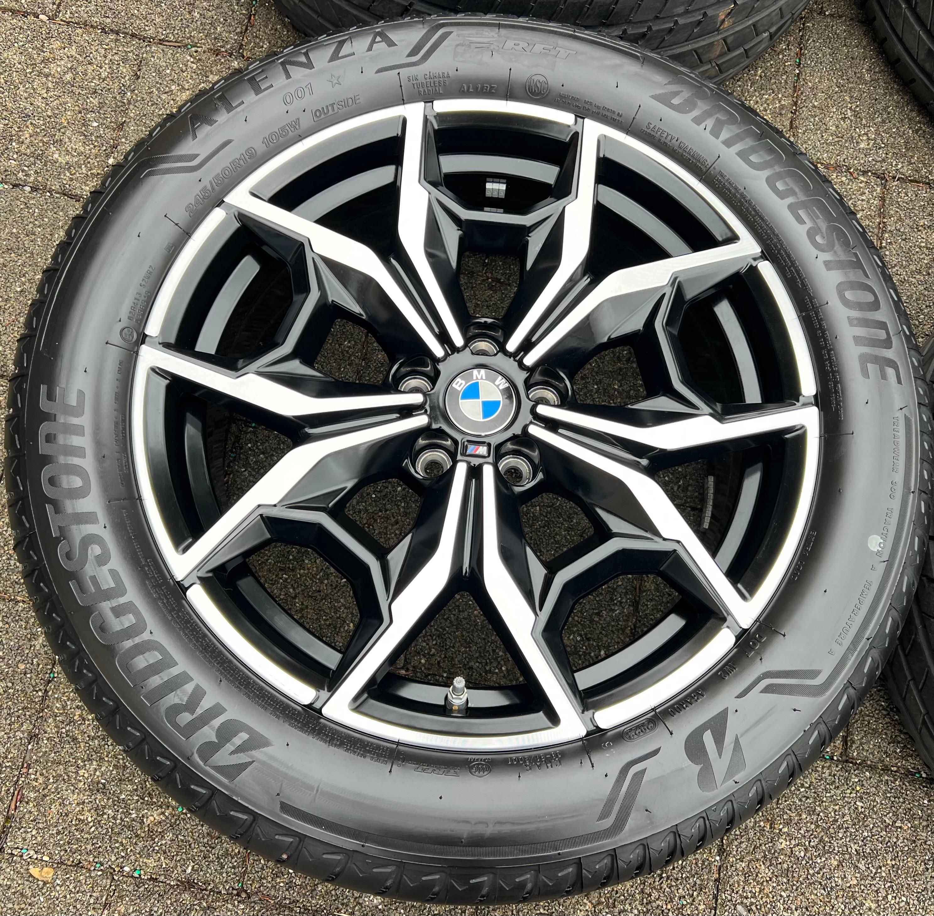4 CERCHI ESTIVI ORIGINALI IN ALLUMINIO DA 19" BMW X3 G01 X4 G02 STYLING M887 BRIDGESTONE 2023 RDKS CONSEGNA GRATUITA