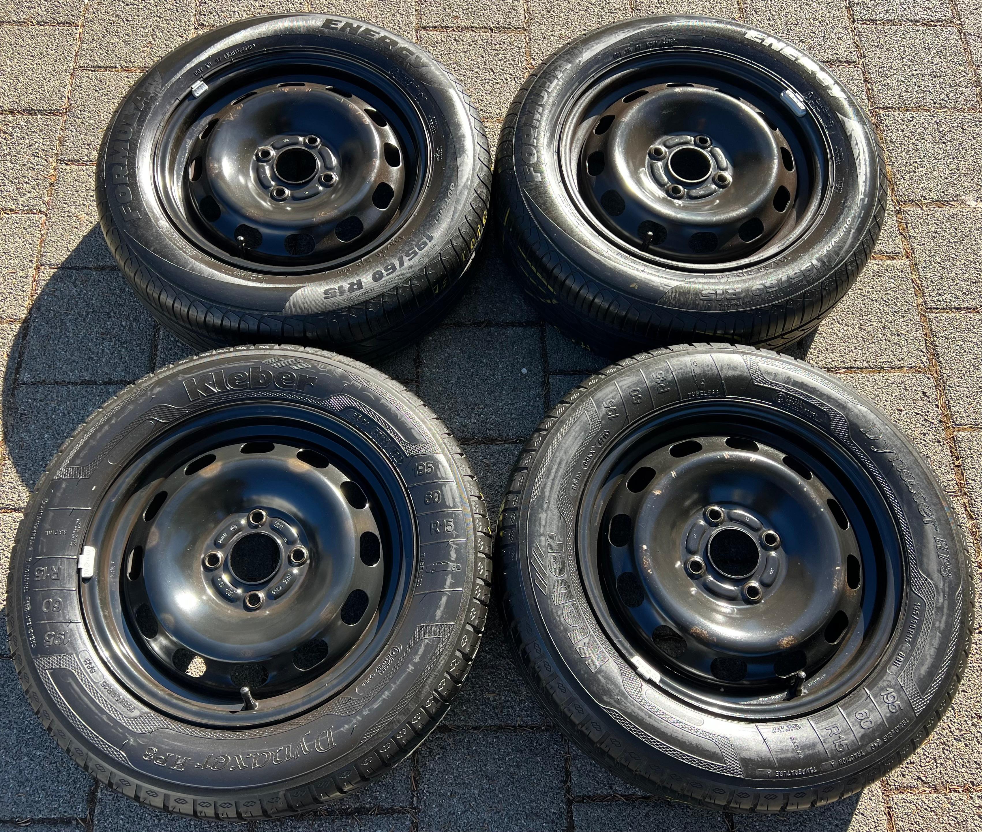 4 SOMMERRÄDER FORD FIESTA JA8 JR8 195/60R15 88H 6x15 ET47,5 4x108 FREIHAUS