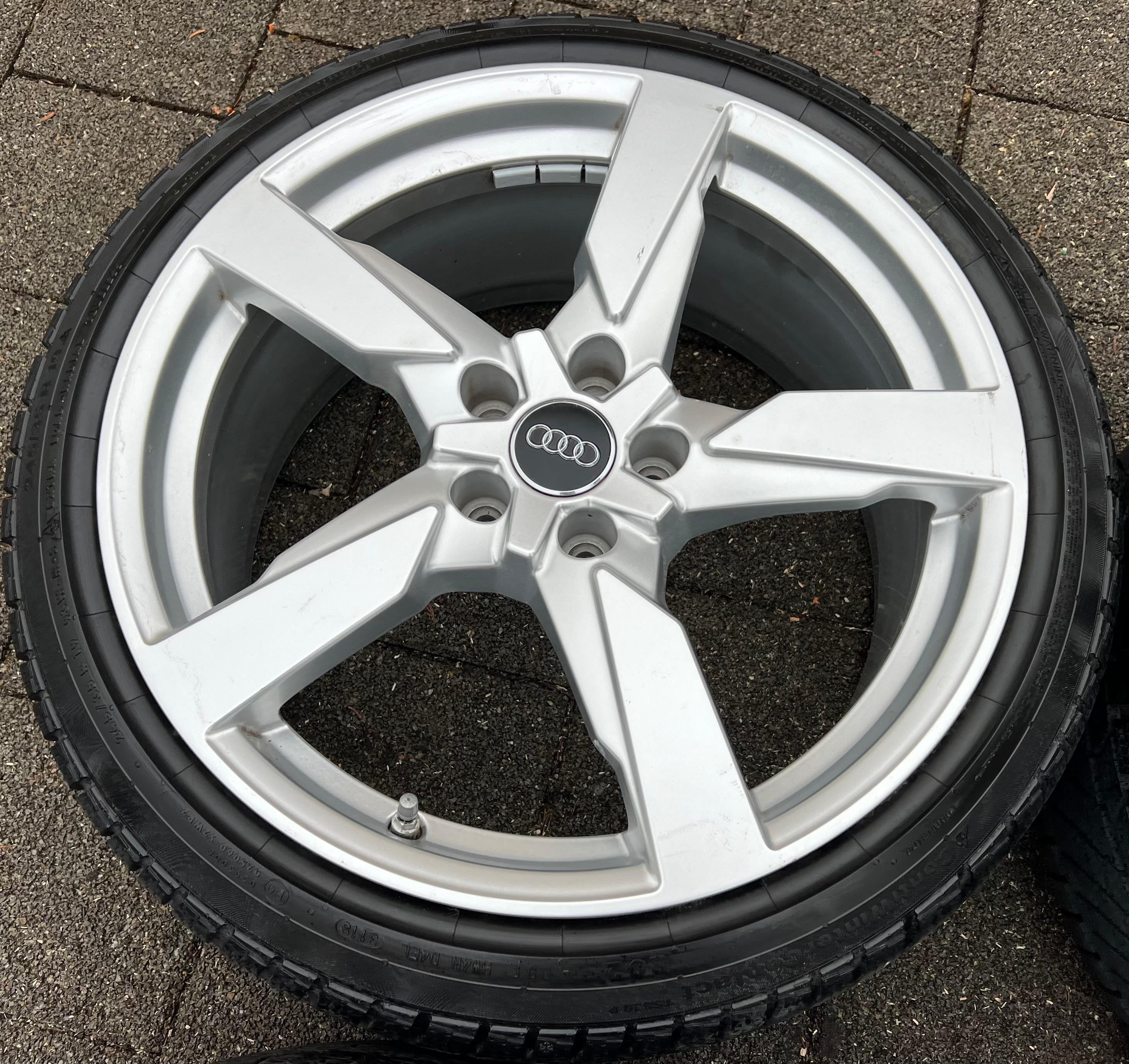 4 LLANTAS DE INVIERNO ORIGINALES DE ALUMINIO 19" AUDI TT TTS 8S 8S0601025AA 245/35R19 93W ENTREGA GRATUITA