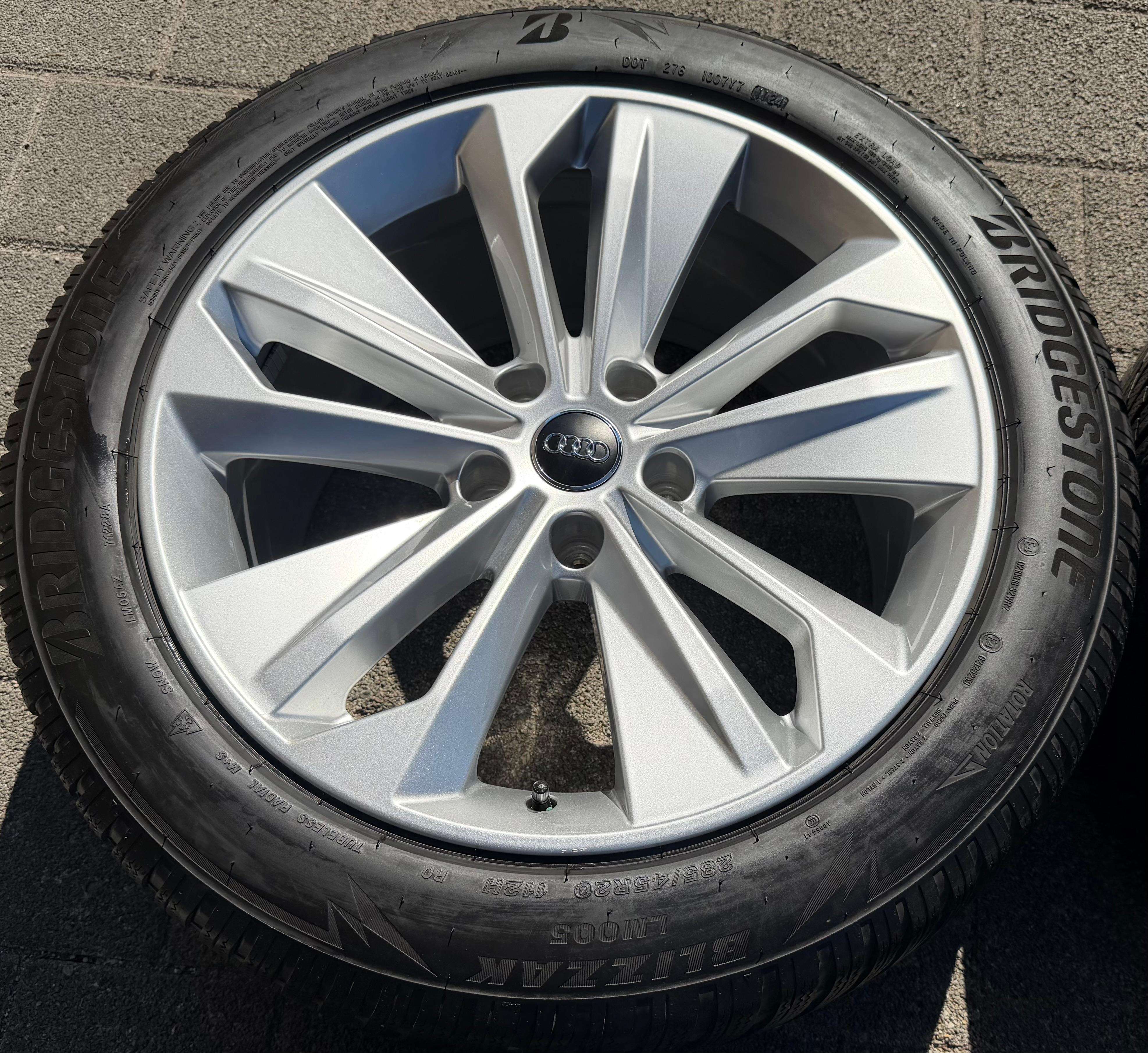 4 ORIGINAL ALU 20" WINTERRÄDER AUDI Q6 SQ6 E-TRON GF 255/50R20 109H 285/45R20 112H